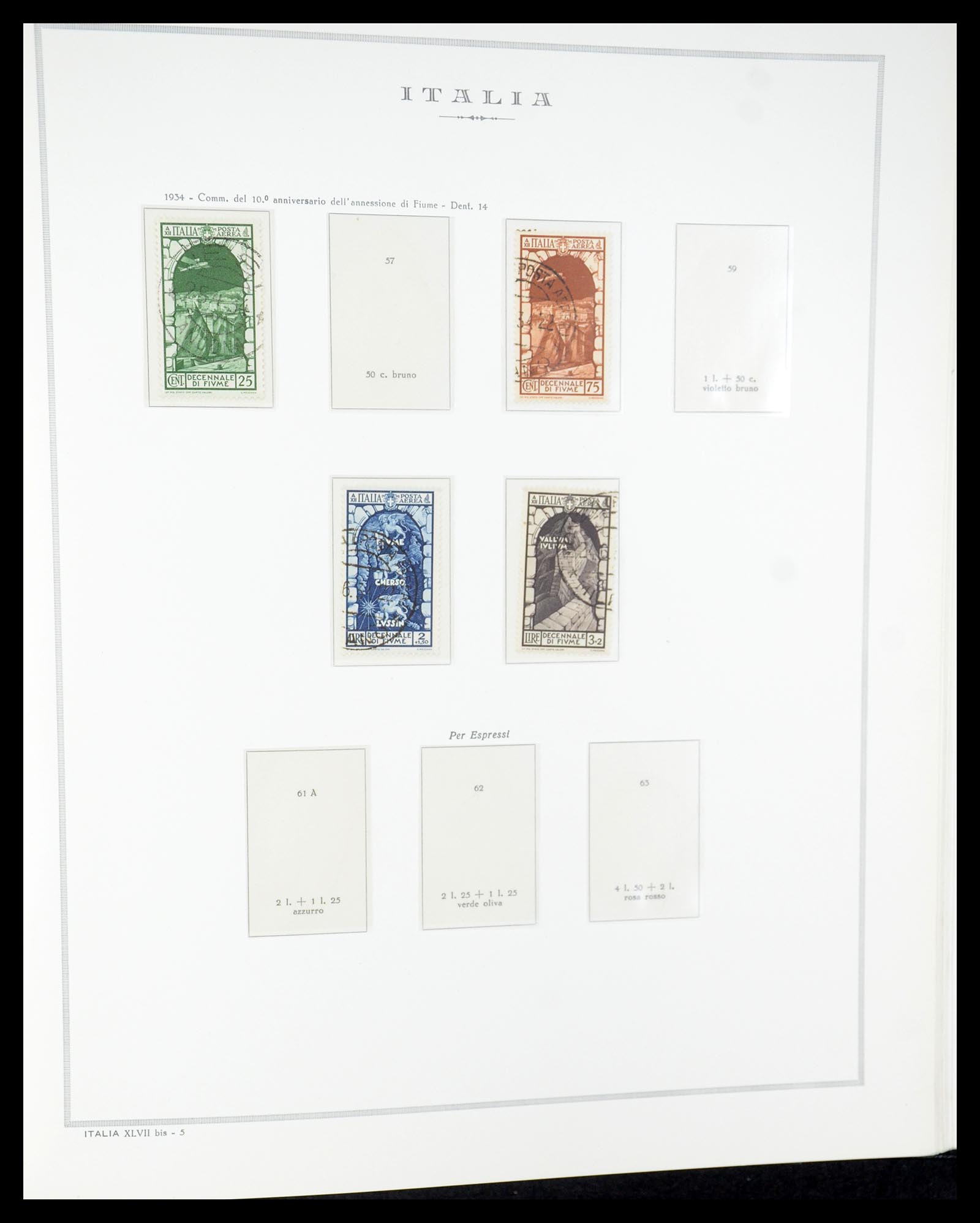 35325 041 - Stamp Collection 35325 Italy 1862-1980.