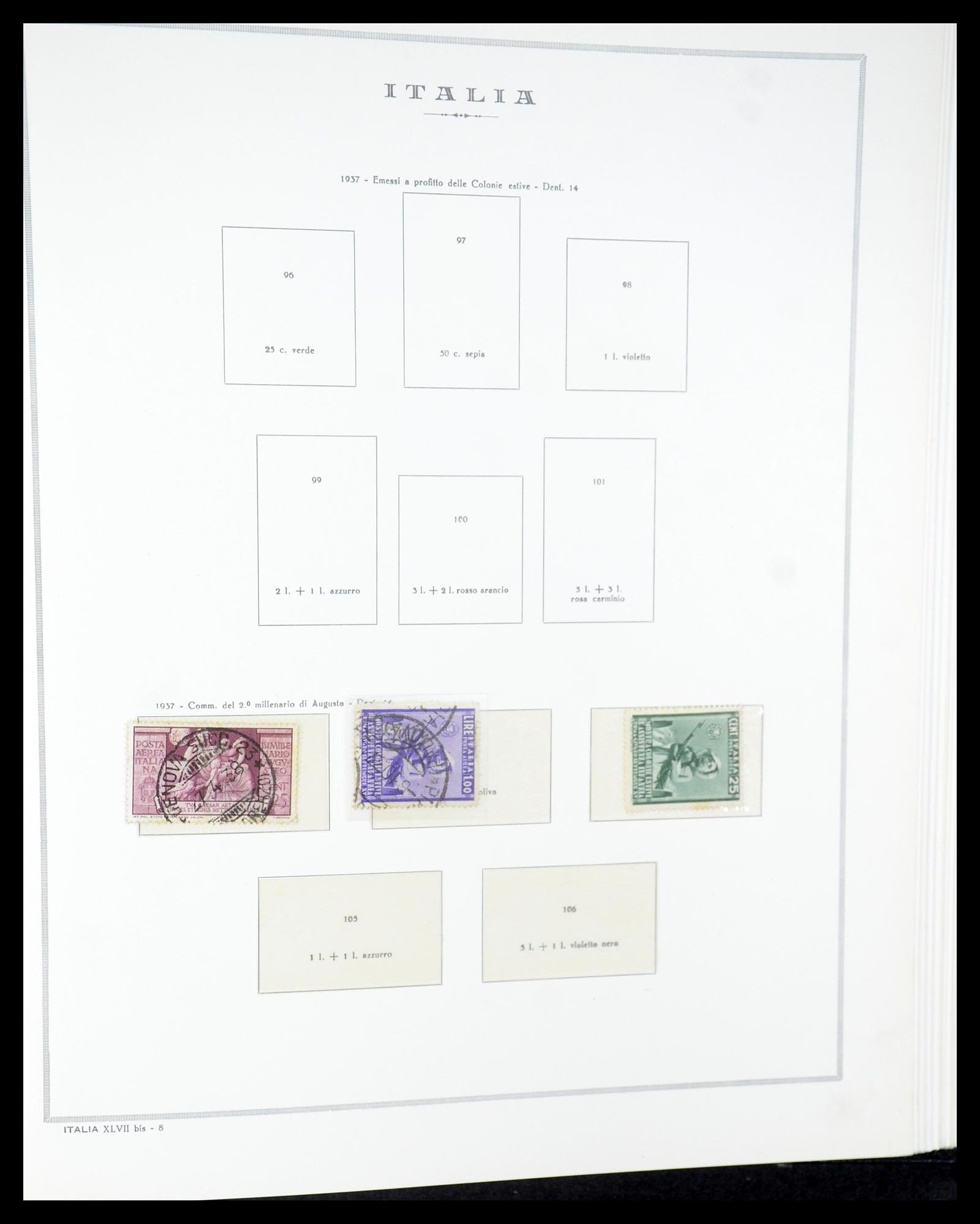 35325 045 - Stamp Collection 35325 Italy 1862-1980.