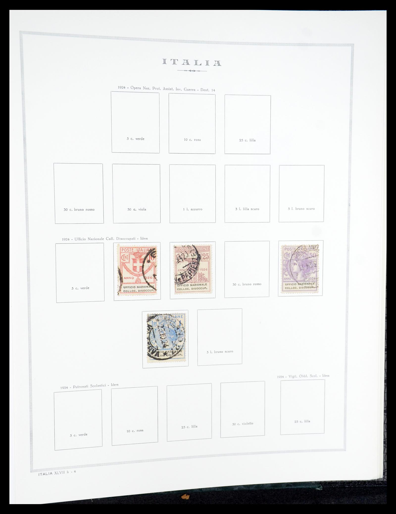35325 063 - Postzegelverzameling 35325 Italië 1862-1980.