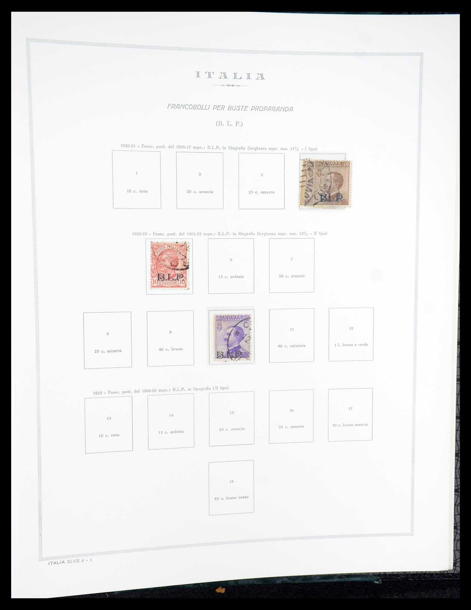 35325 064 - Postzegelverzameling 35325 Italië 1862-1980.