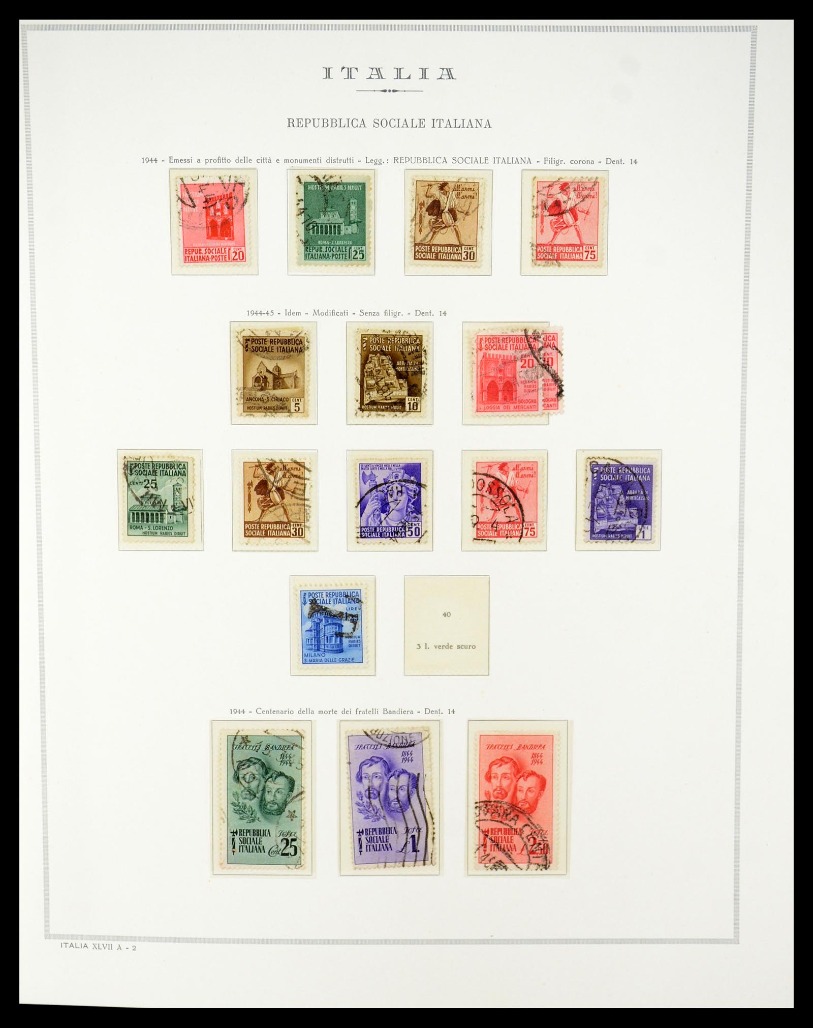 35325 068 - Postzegelverzameling 35325 Italië 1862-1980.