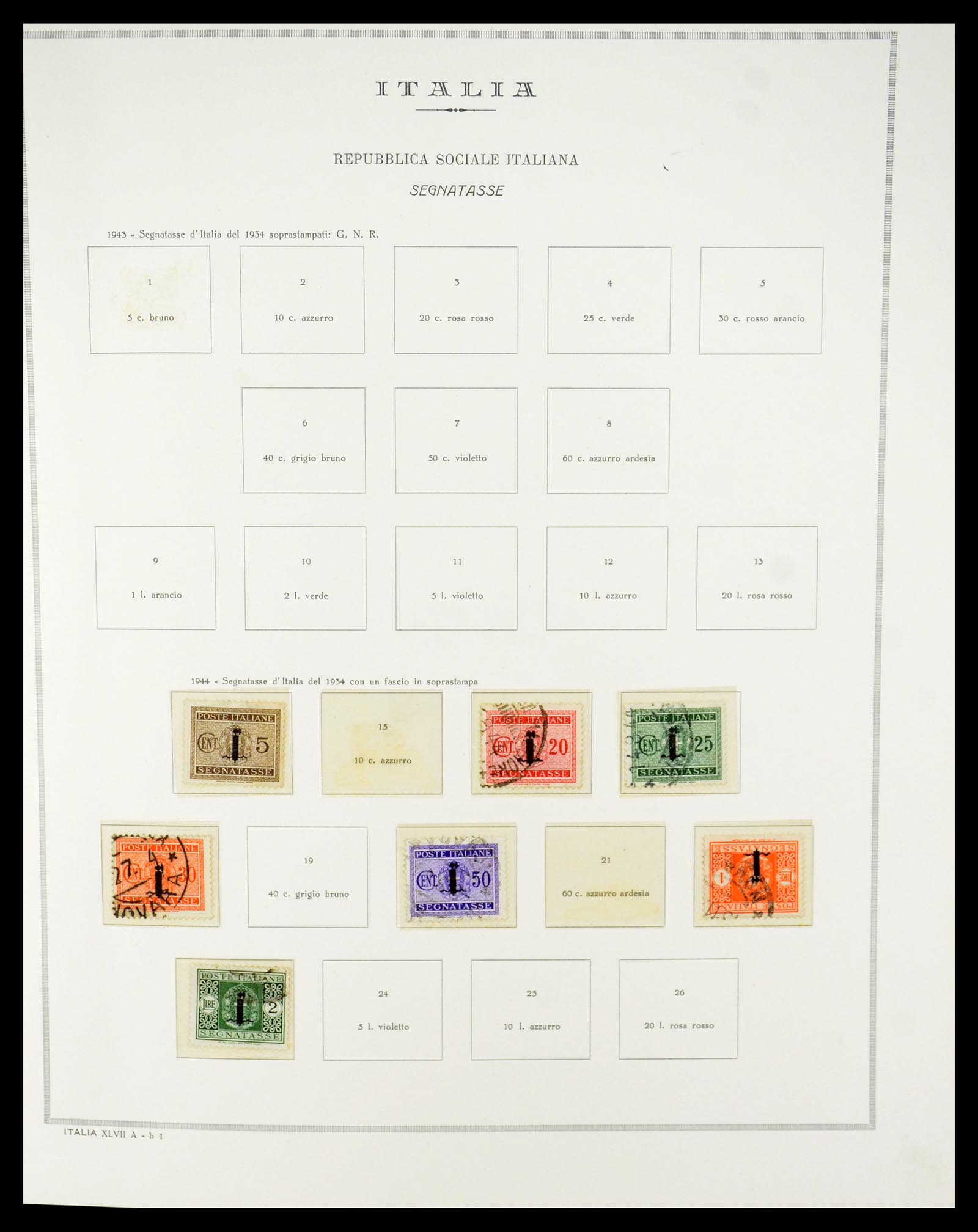 35325 070 - Postzegelverzameling 35325 Italië 1862-1980.