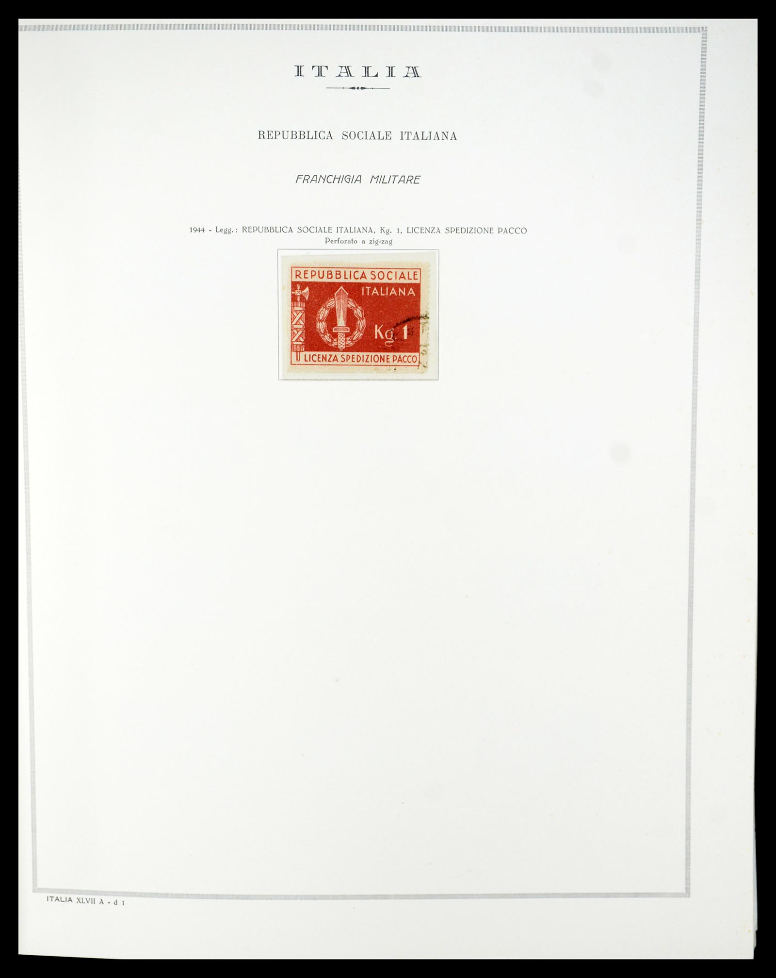 35325 071 - Postzegelverzameling 35325 Italië 1862-1980.