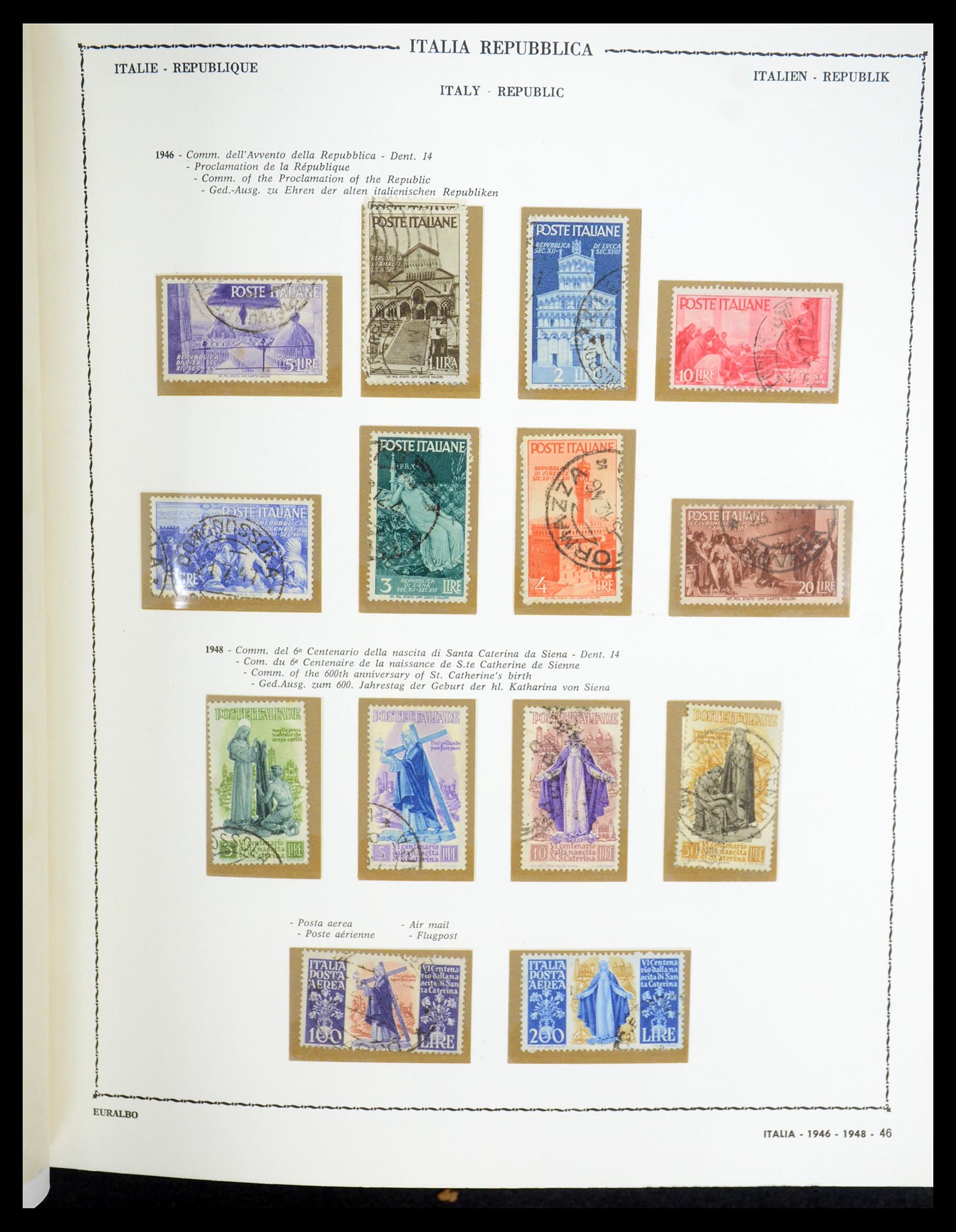 35325 075 - Postzegelverzameling 35325 Italië 1862-1980.