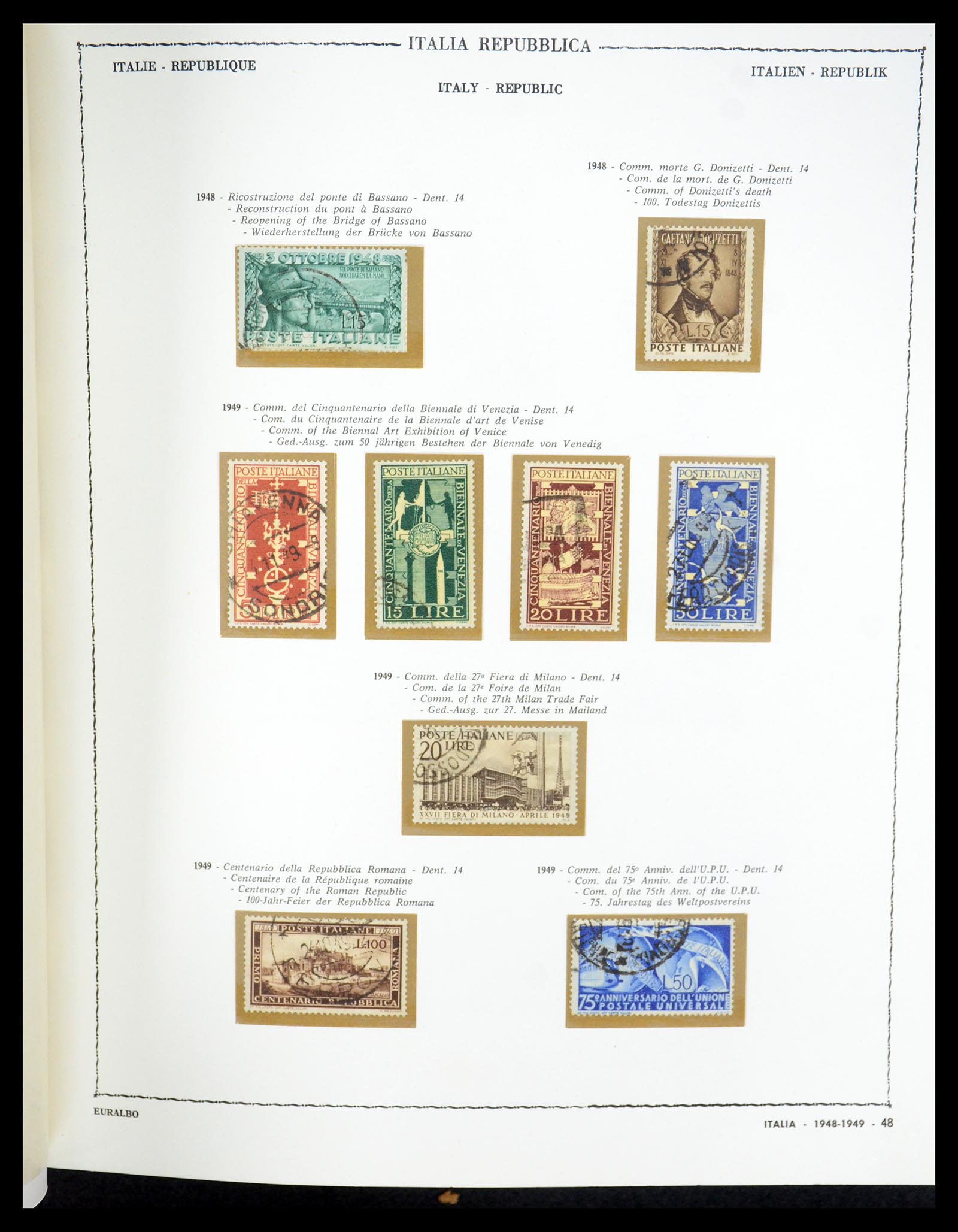 35325 077 - Postzegelverzameling 35325 Italië 1862-1980.