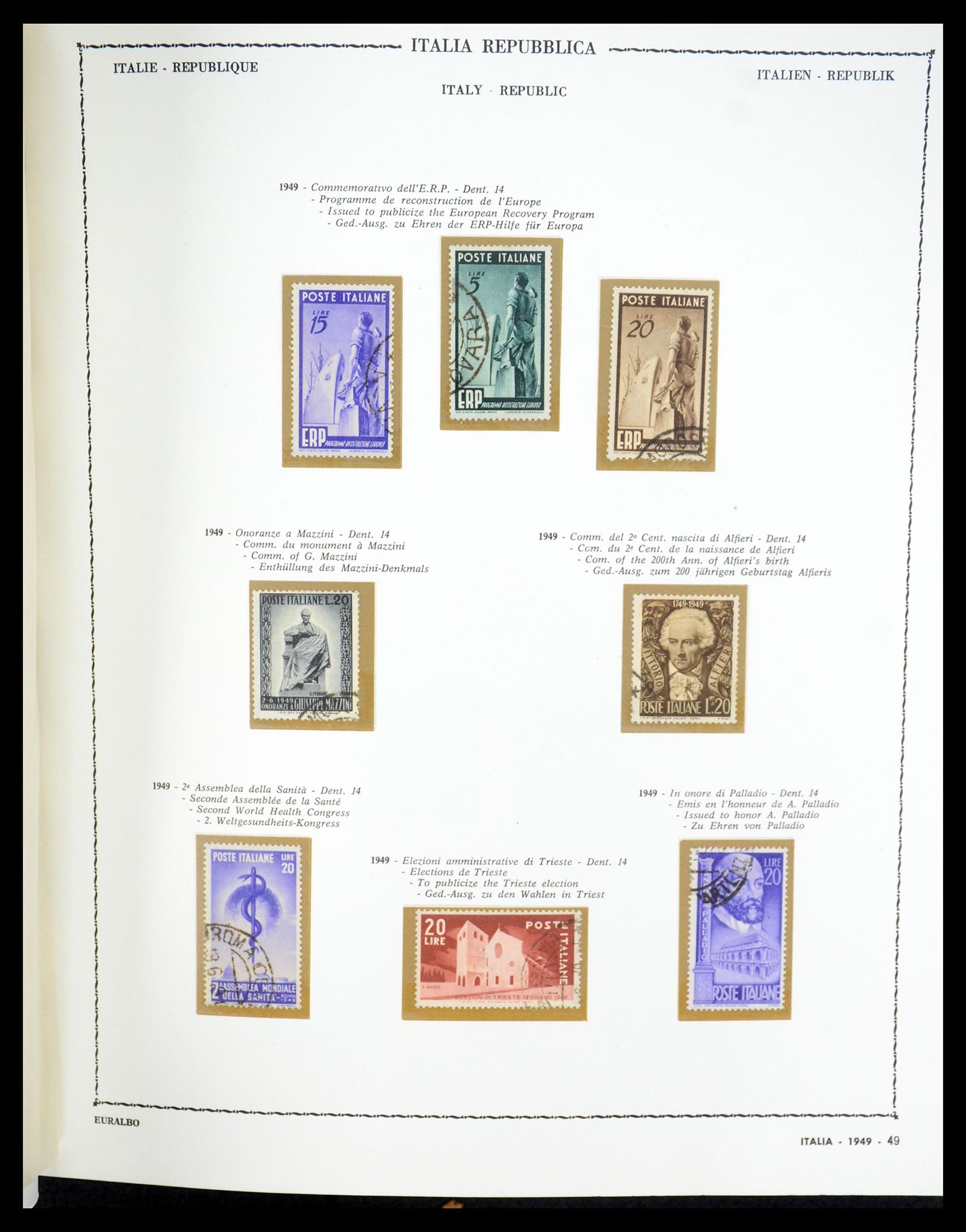 35325 078 - Postzegelverzameling 35325 Italië 1862-1980.