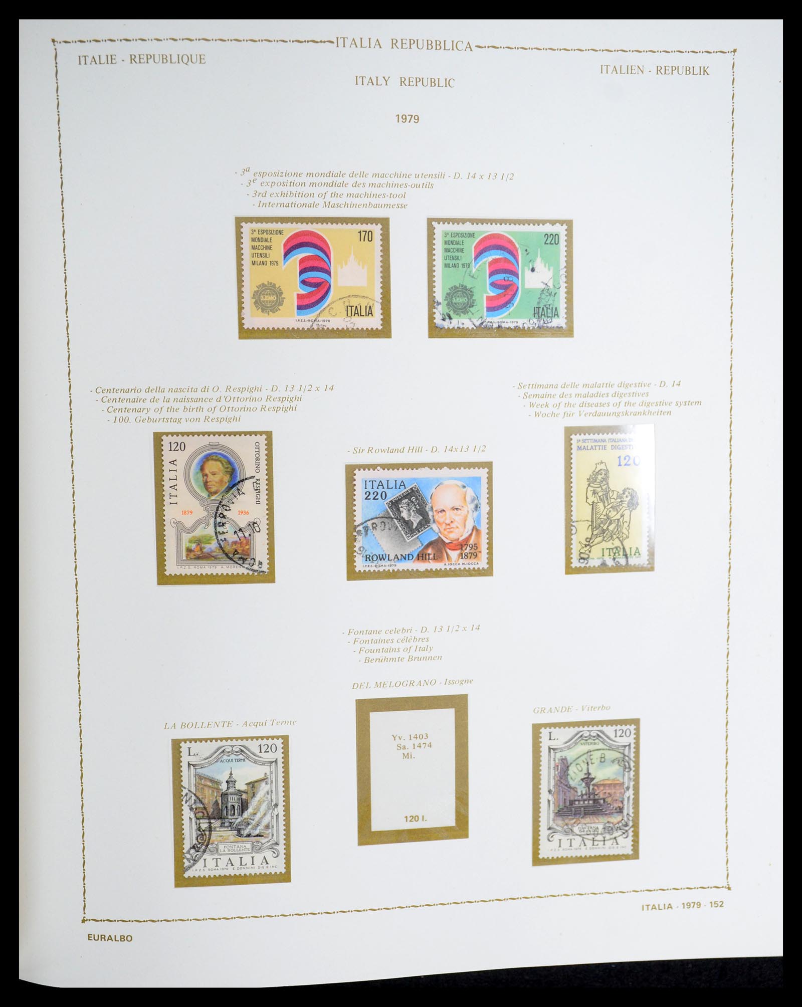35325 183 - Postzegelverzameling 35325 Italië 1862-1980.