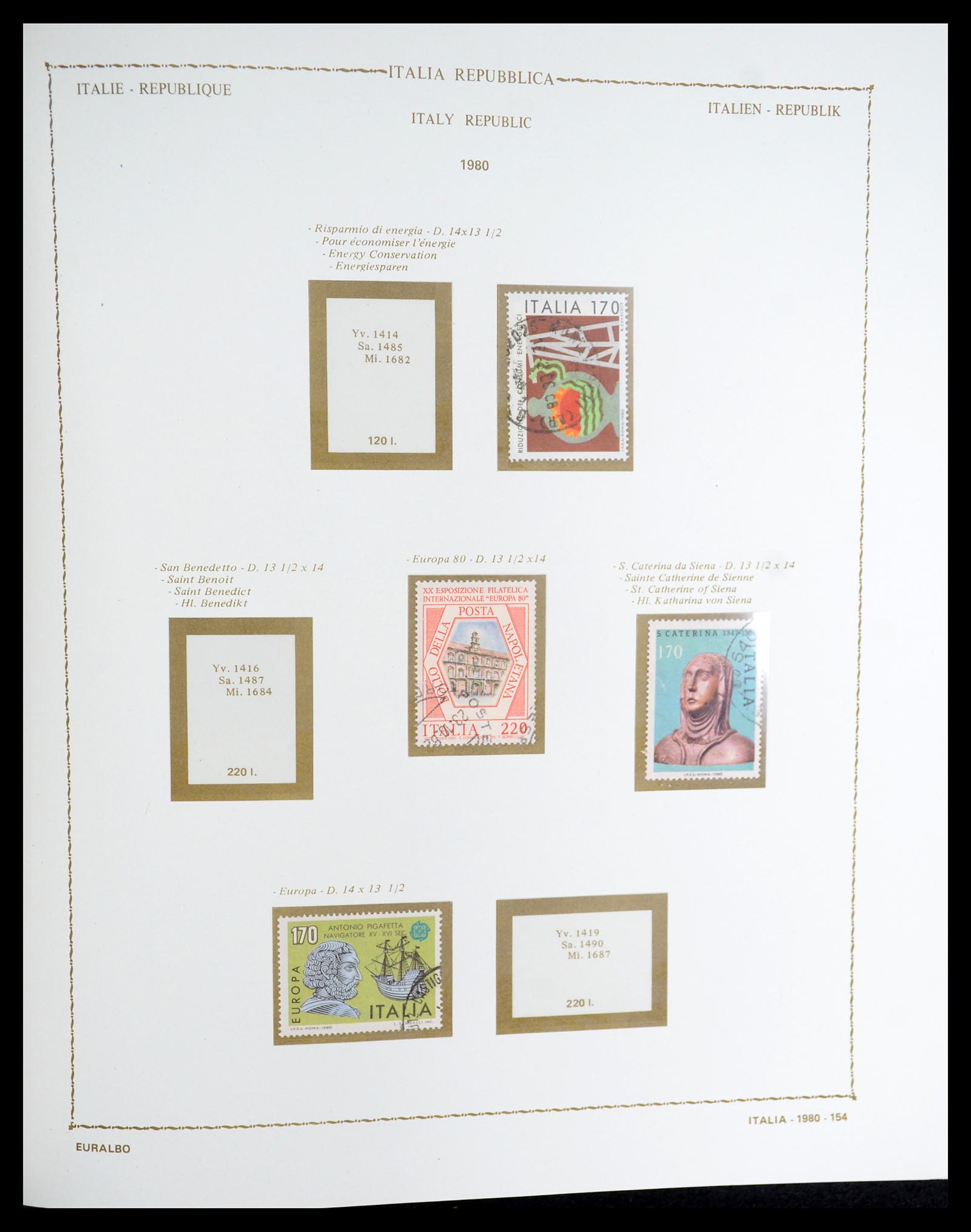 35325 185 - Postzegelverzameling 35325 Italië 1862-1980.