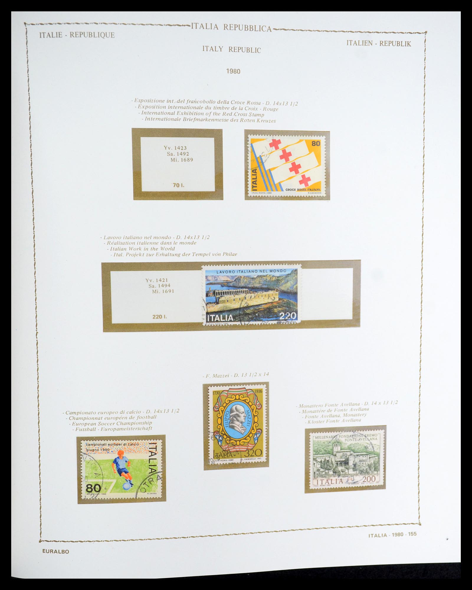 35325 186 - Postzegelverzameling 35325 Italië 1862-1980.
