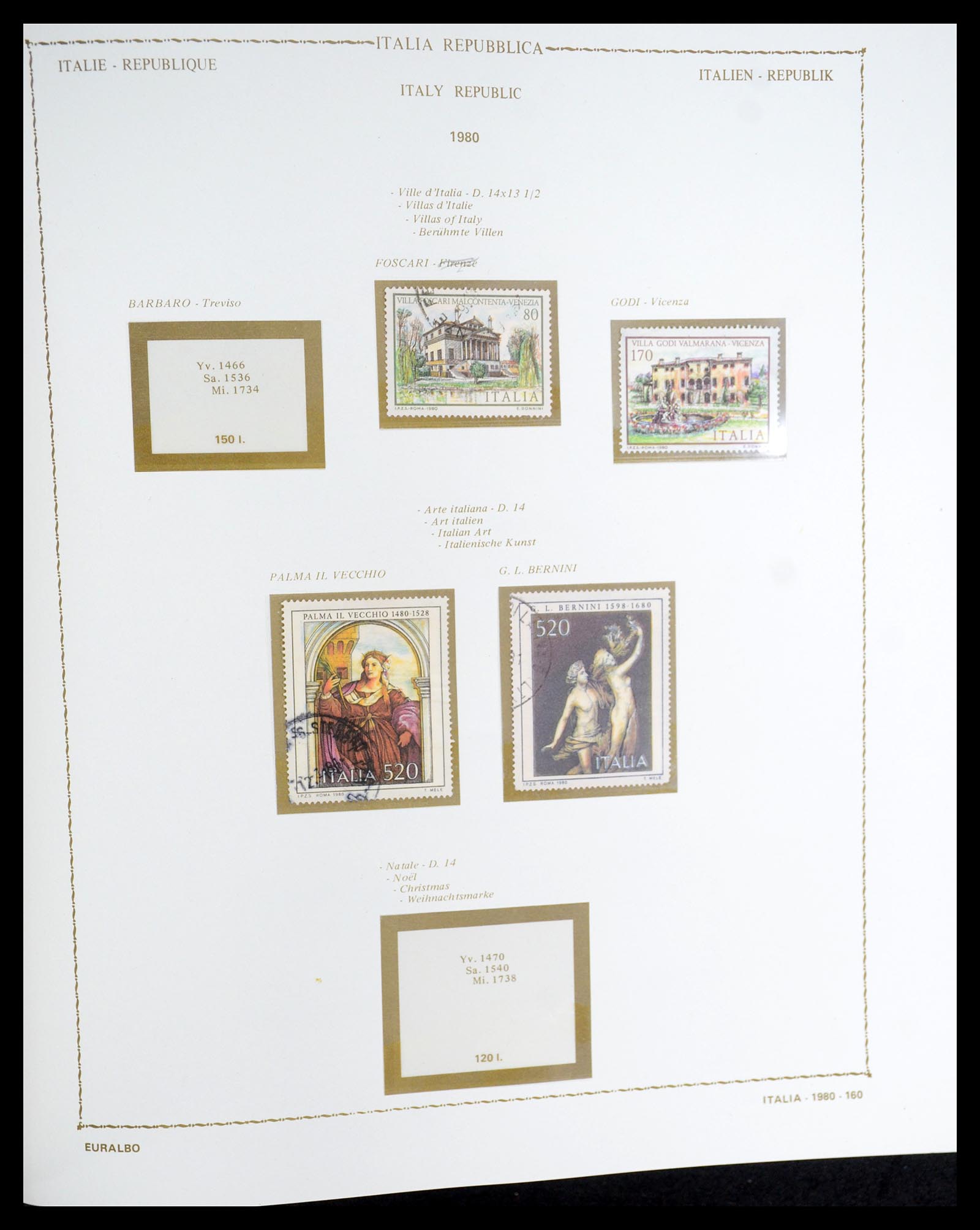 35325 188 - Postzegelverzameling 35325 Italië 1862-1980.