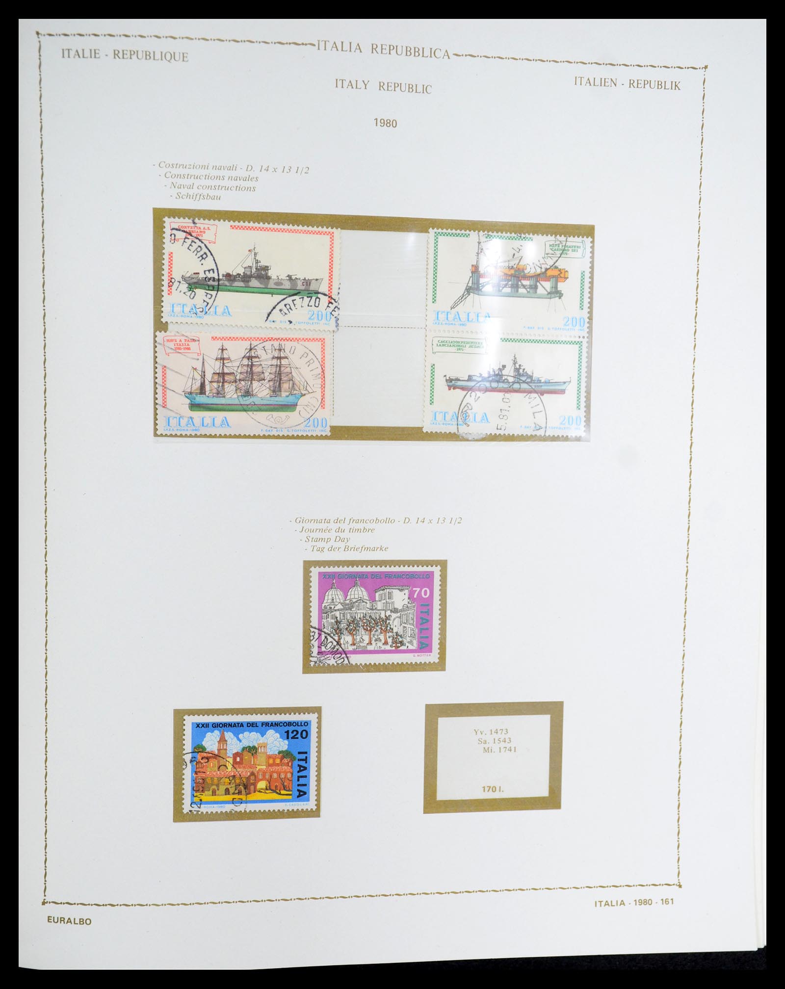 35325 189 - Postzegelverzameling 35325 Italië 1862-1980.
