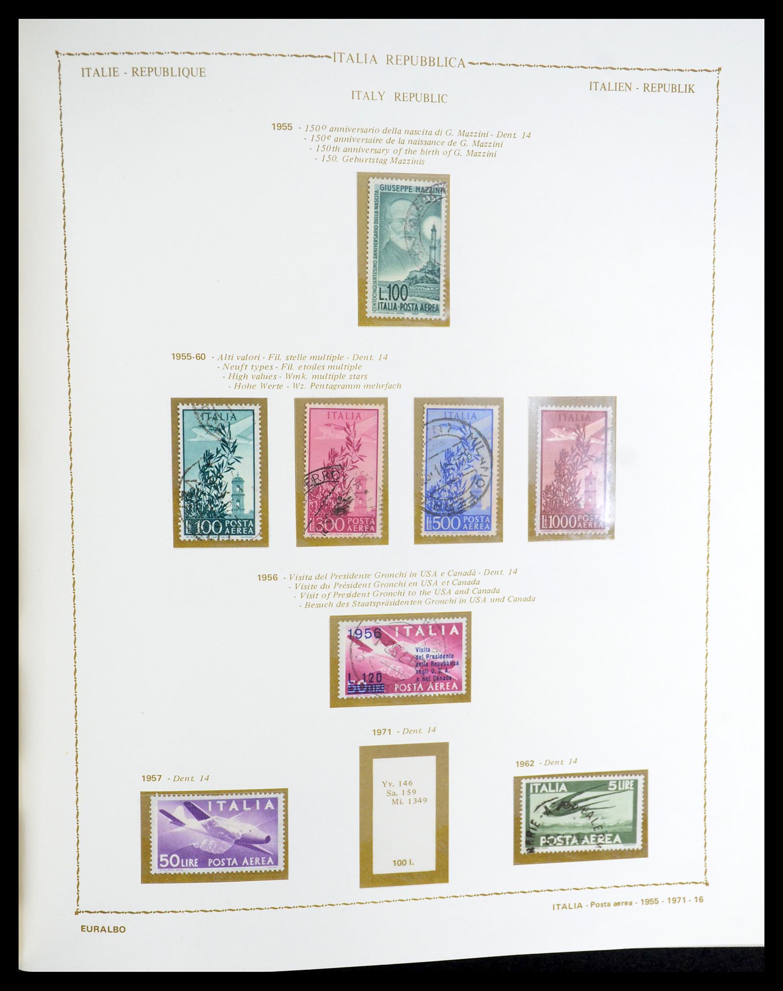 35325 192 - Postzegelverzameling 35325 Italië 1862-1980.