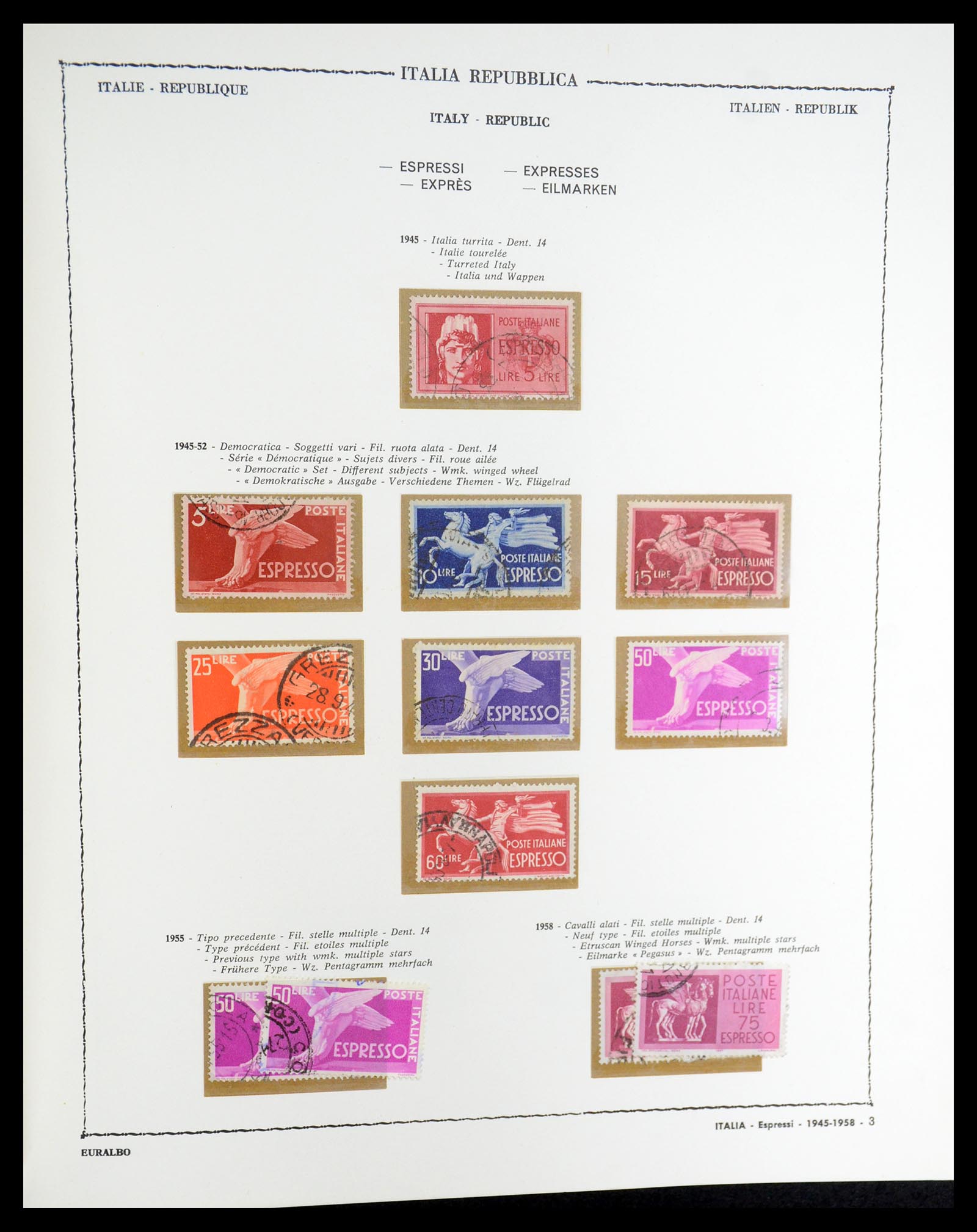35325 193 - Postzegelverzameling 35325 Italië 1862-1980.
