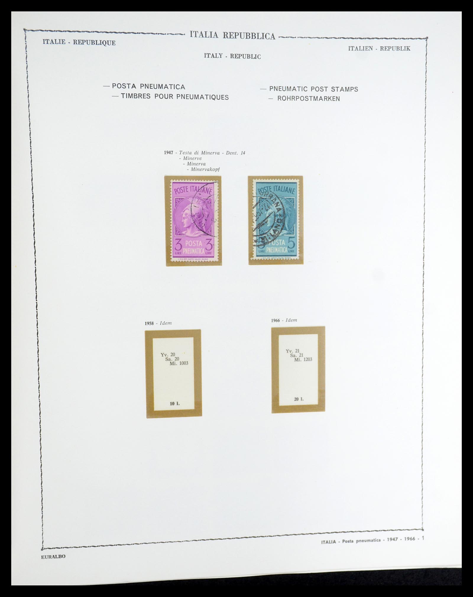 35325 195 - Postzegelverzameling 35325 Italië 1862-1980.