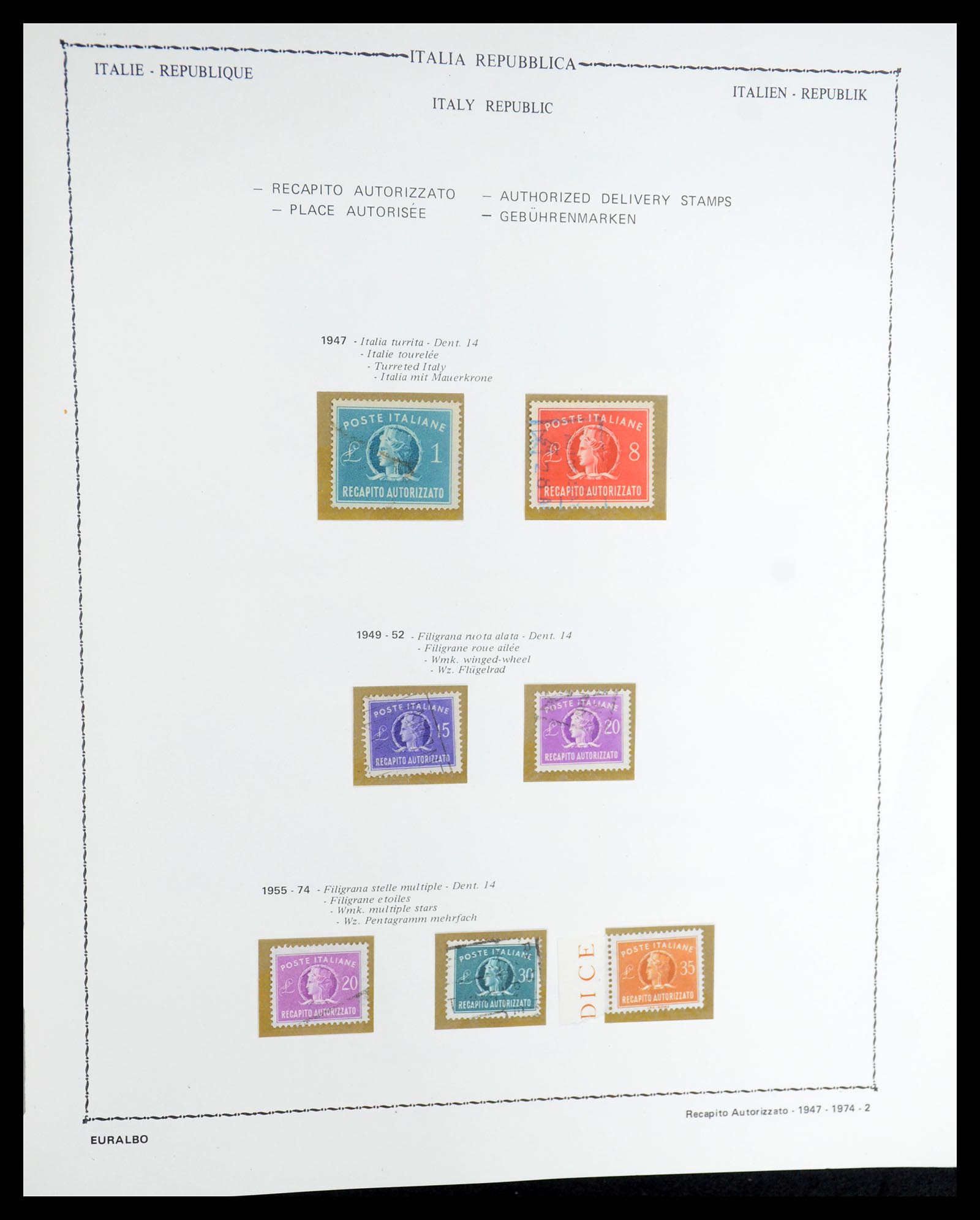 35325 197 - Postzegelverzameling 35325 Italië 1862-1980.
