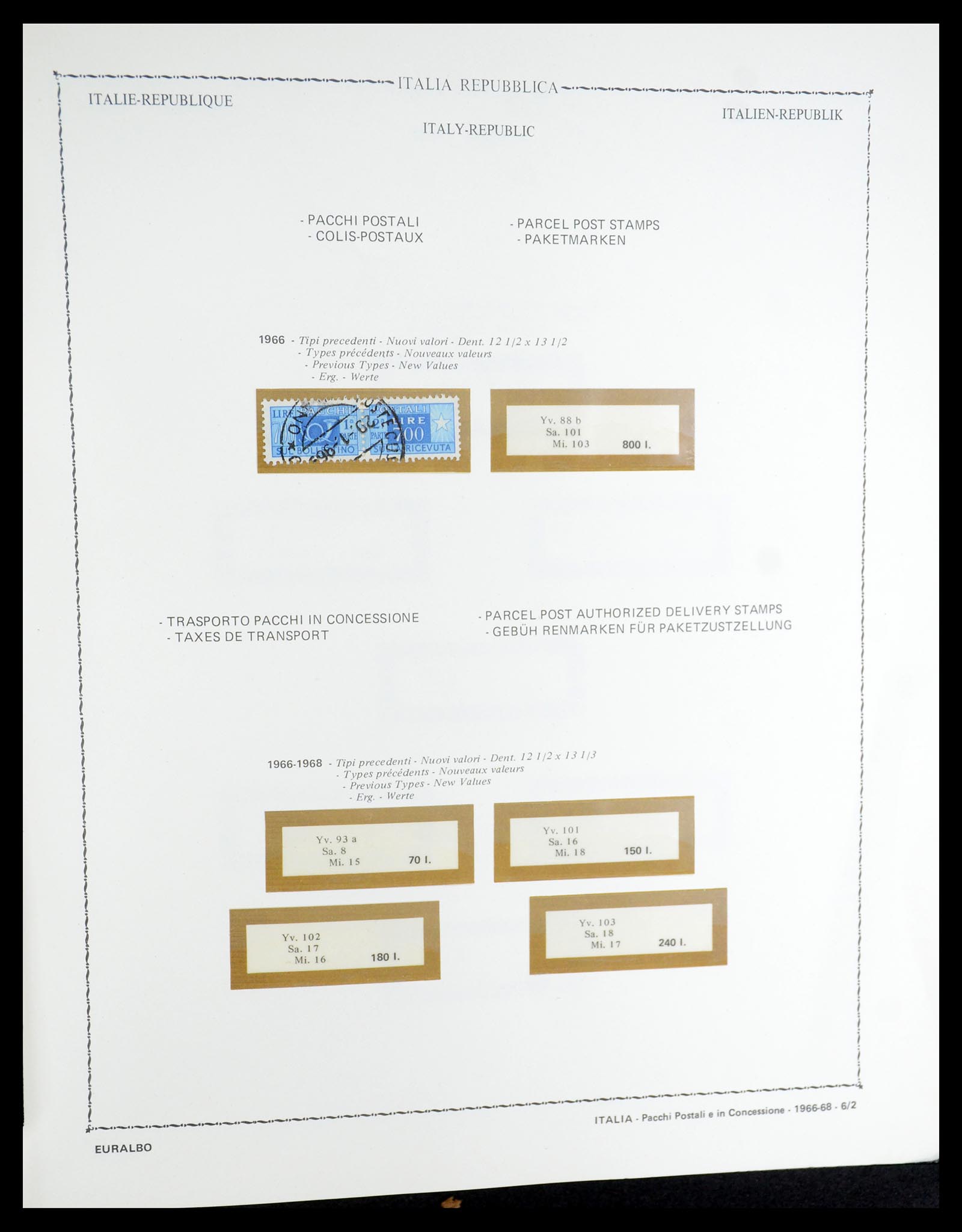 35325 200 - Stamp Collection 35325 Italy 1862-1980.