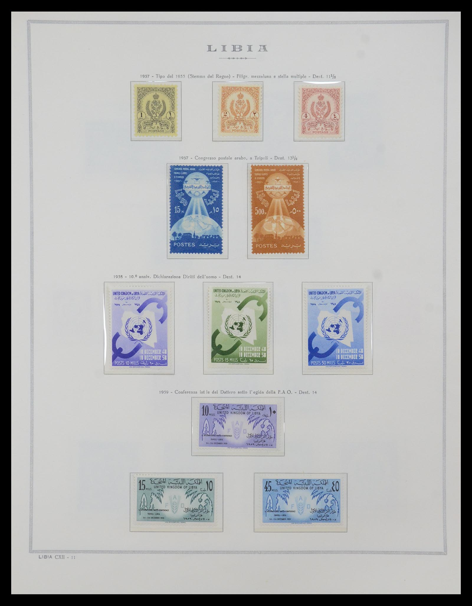 35328 005 - Stamp Collection 35328 Libya and Somalia 1952-1973.
