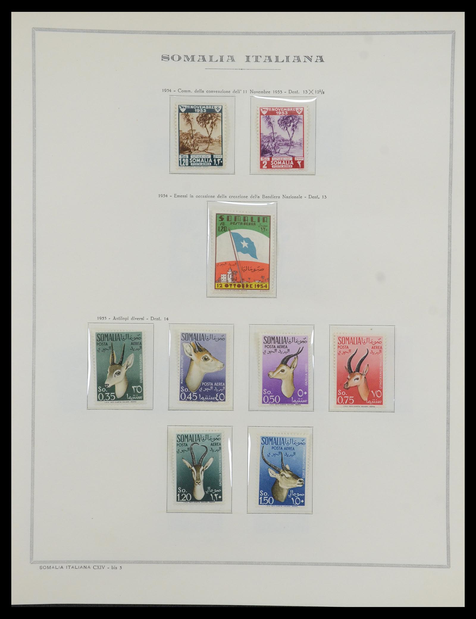 35328 068 - Postzegelverzameling 35328 Libië en Somalië 1952-1973.