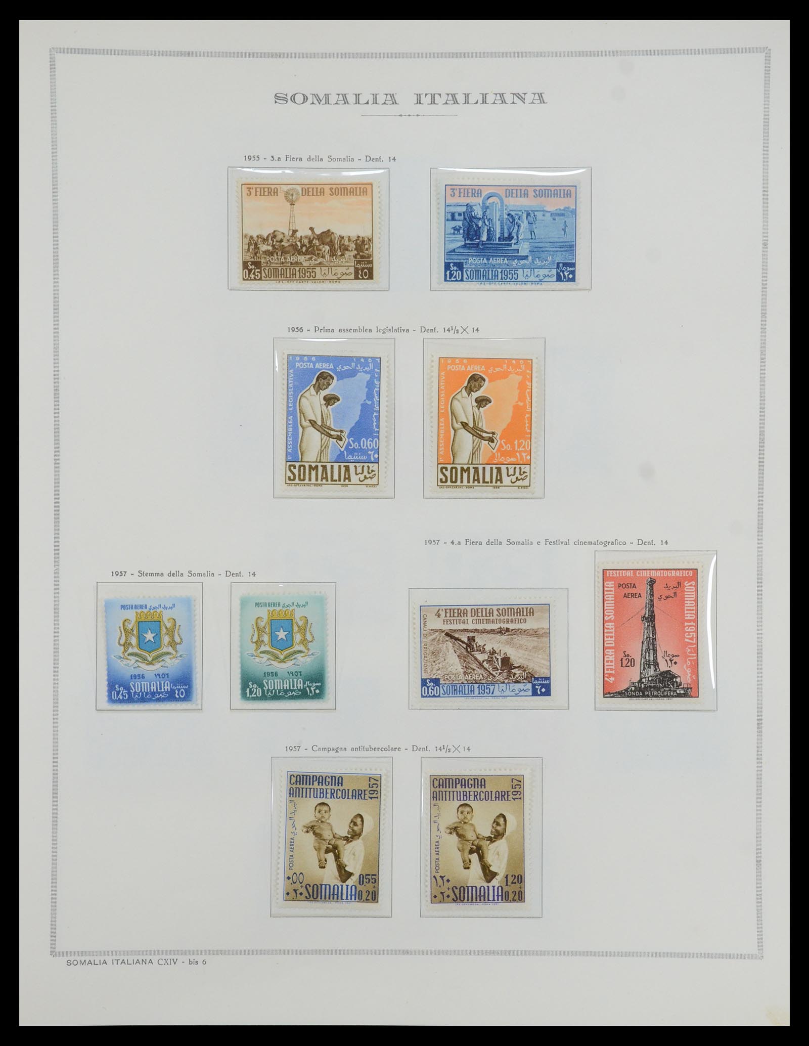 35328 069 - Postzegelverzameling 35328 Libië en Somalië 1952-1973.
