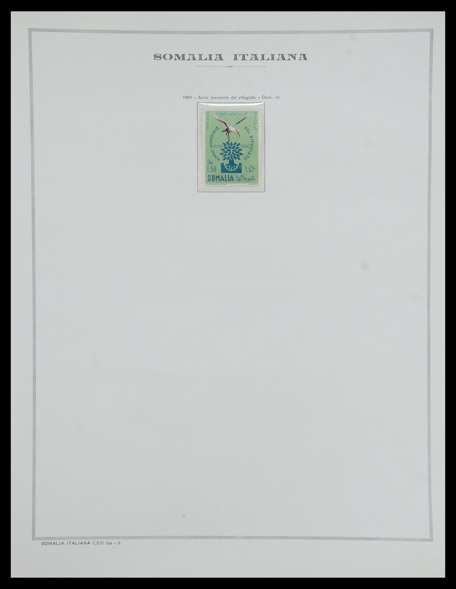 35328 071 - Postzegelverzameling 35328 Libië en Somalië 1952-1973.