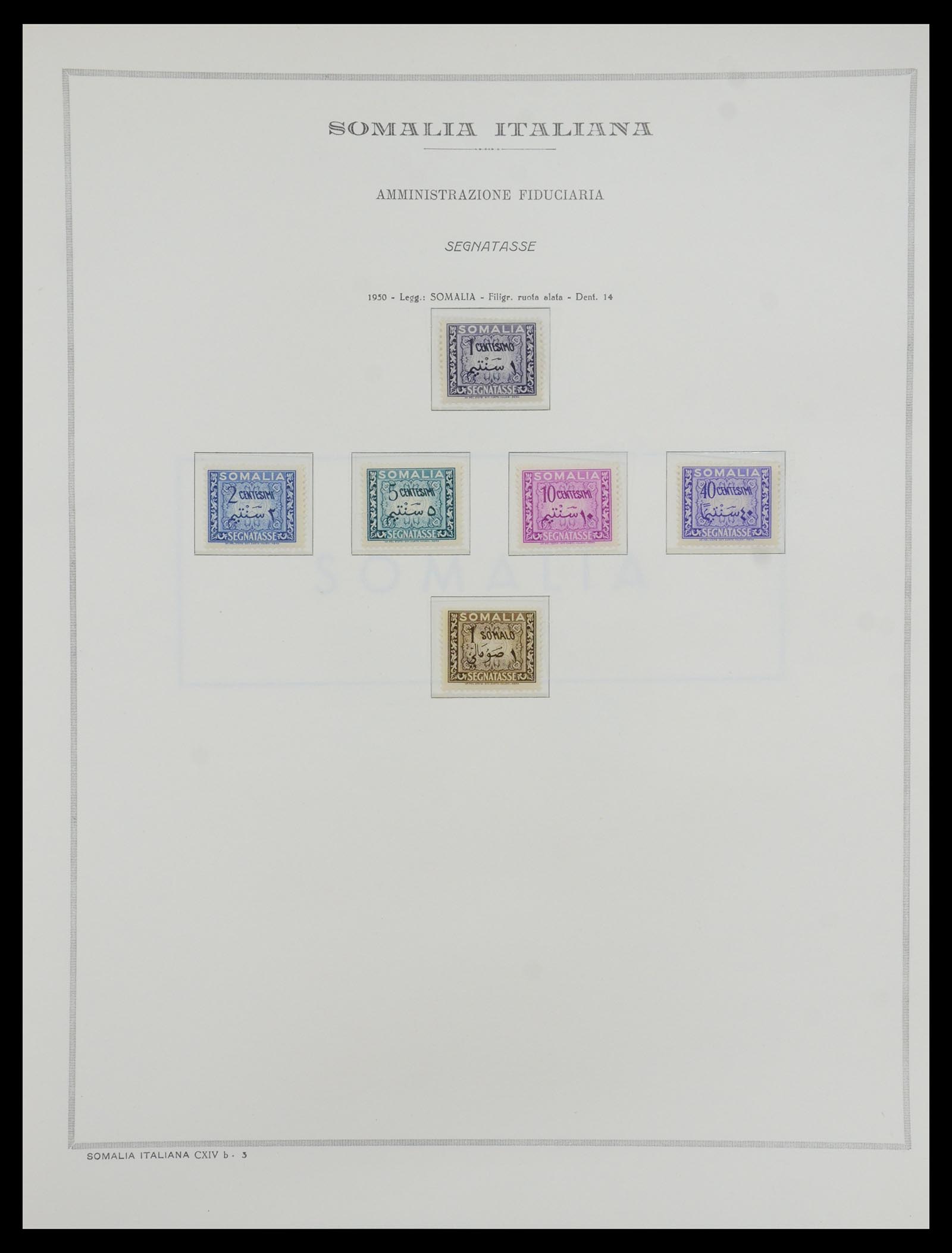 35328 075 - Postzegelverzameling 35328 Libië en Somalië 1952-1973.