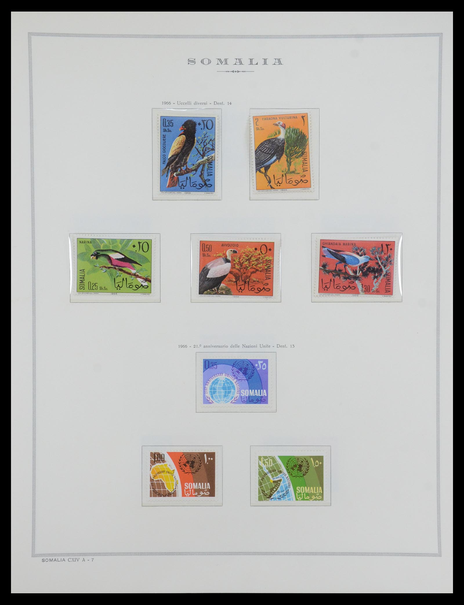 35328 083 - Postzegelverzameling 35328 Libië en Somalië 1952-1973.