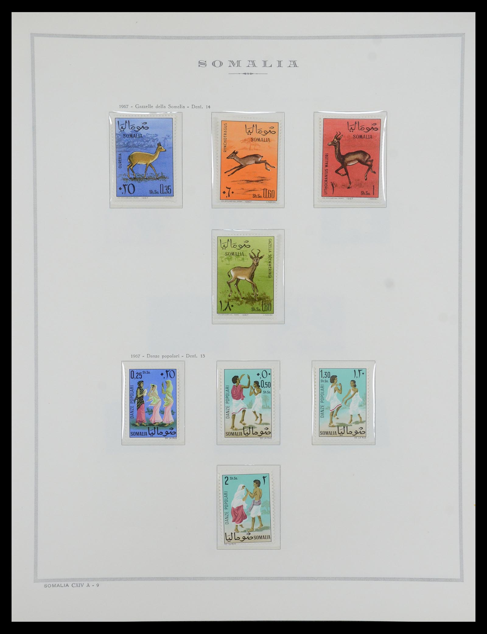 35328 085 - Postzegelverzameling 35328 Libië en Somalië 1952-1973.