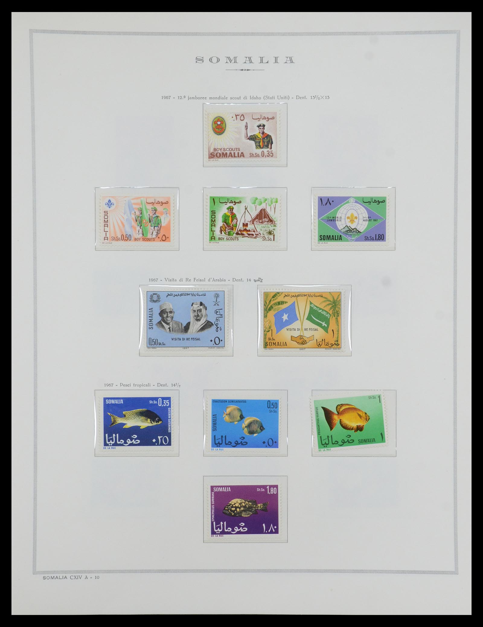 35328 086 - Stamp Collection 35328 Libya and Somalia 1952-1973.