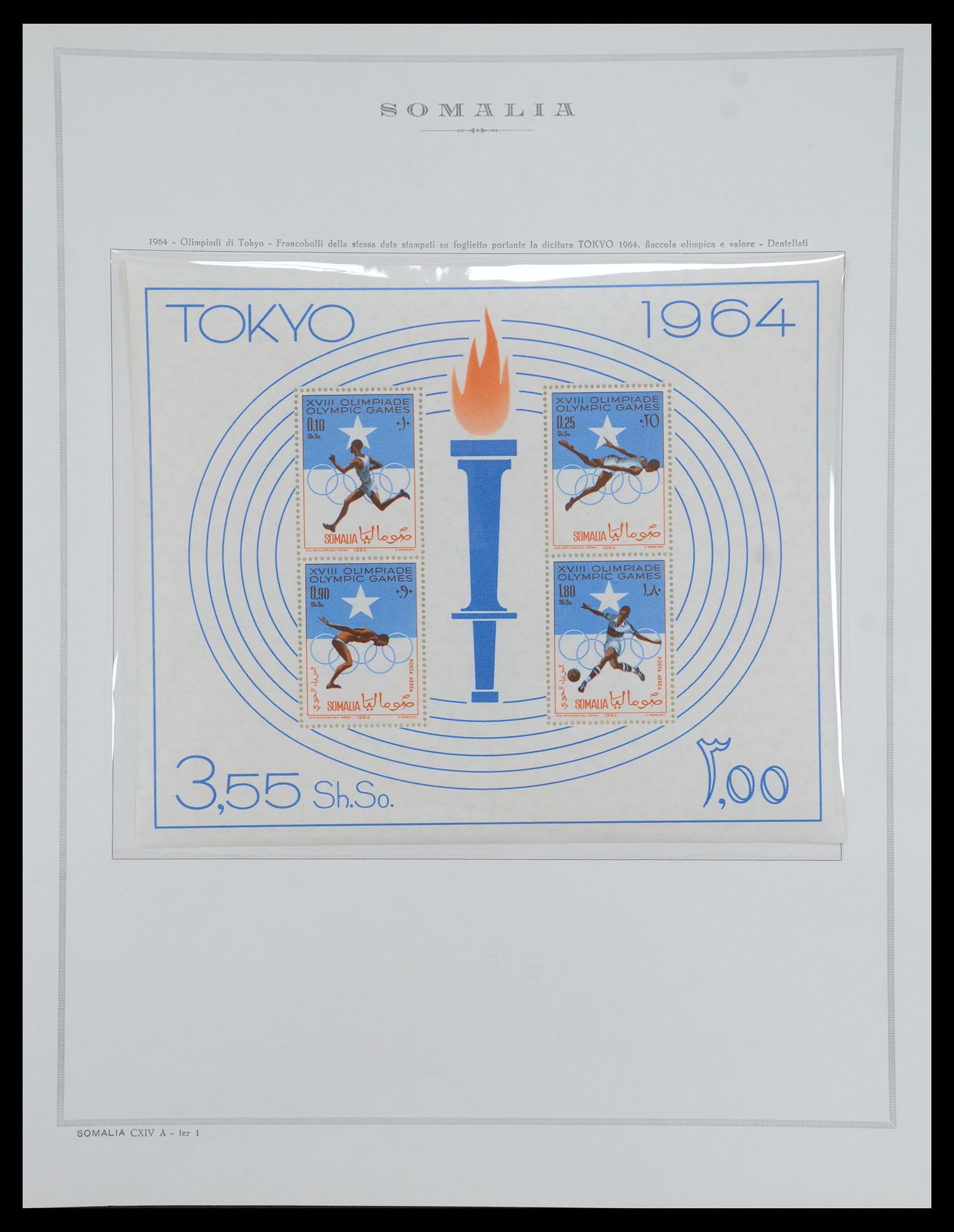 35328 097 - Postzegelverzameling 35328 Libië en Somalië 1952-1973.