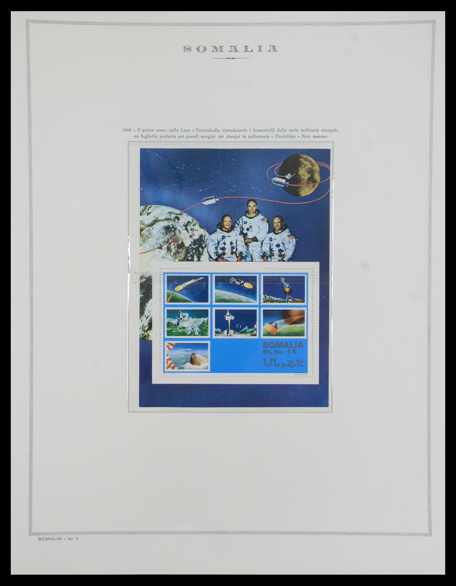 35328 099 - Postzegelverzameling 35328 Libië en Somalië 1952-1973.