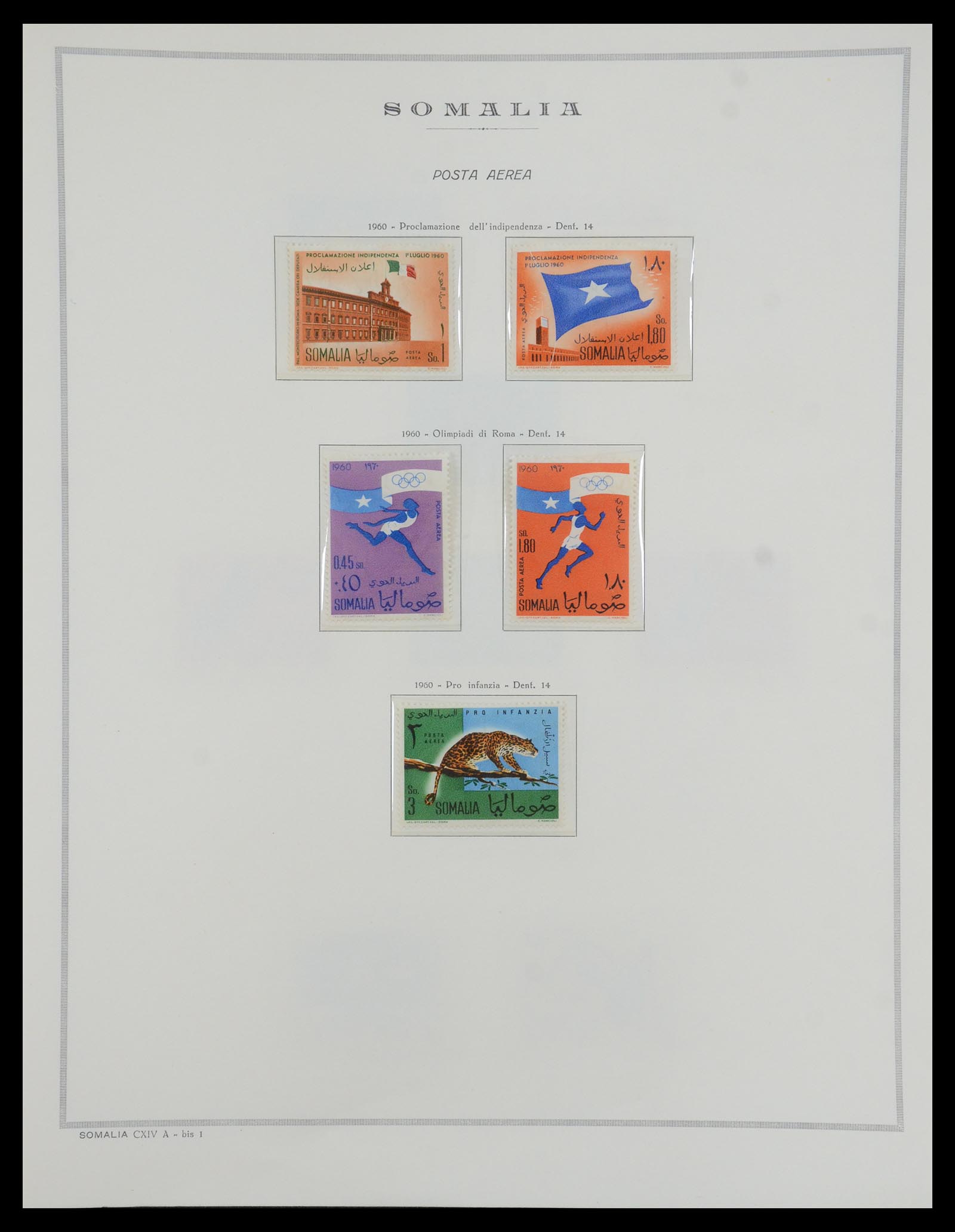 35328 100 - Postzegelverzameling 35328 Libië en Somalië 1952-1973.