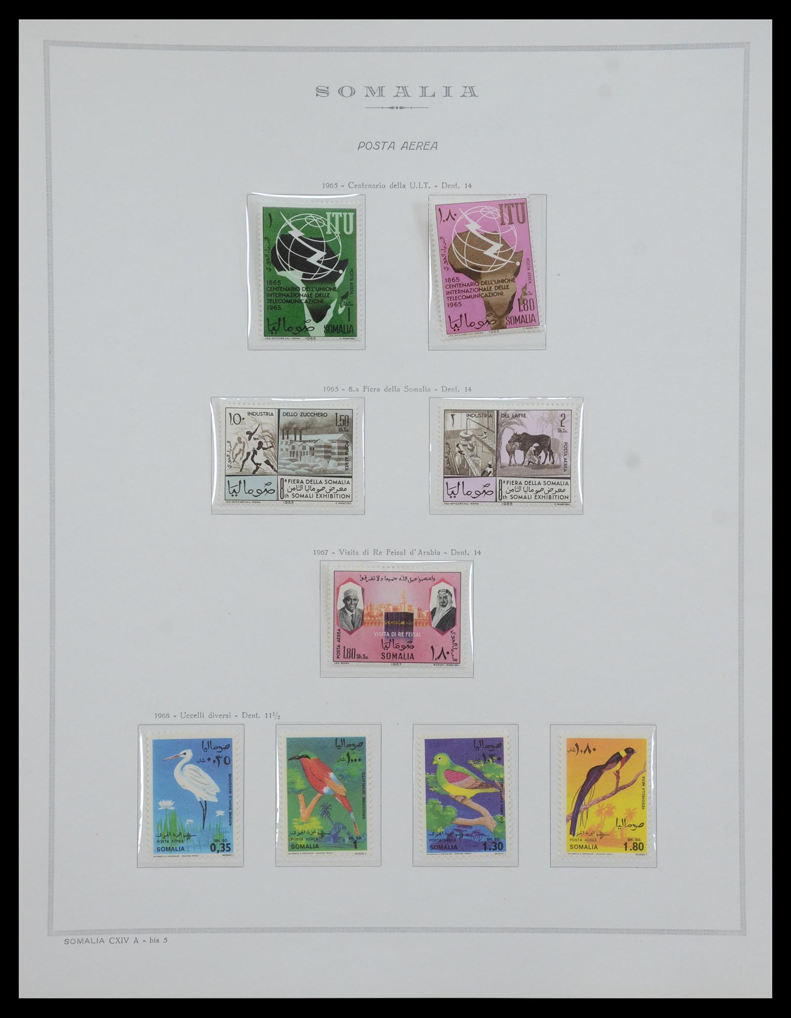 35328 104 - Postzegelverzameling 35328 Libië en Somalië 1952-1973.