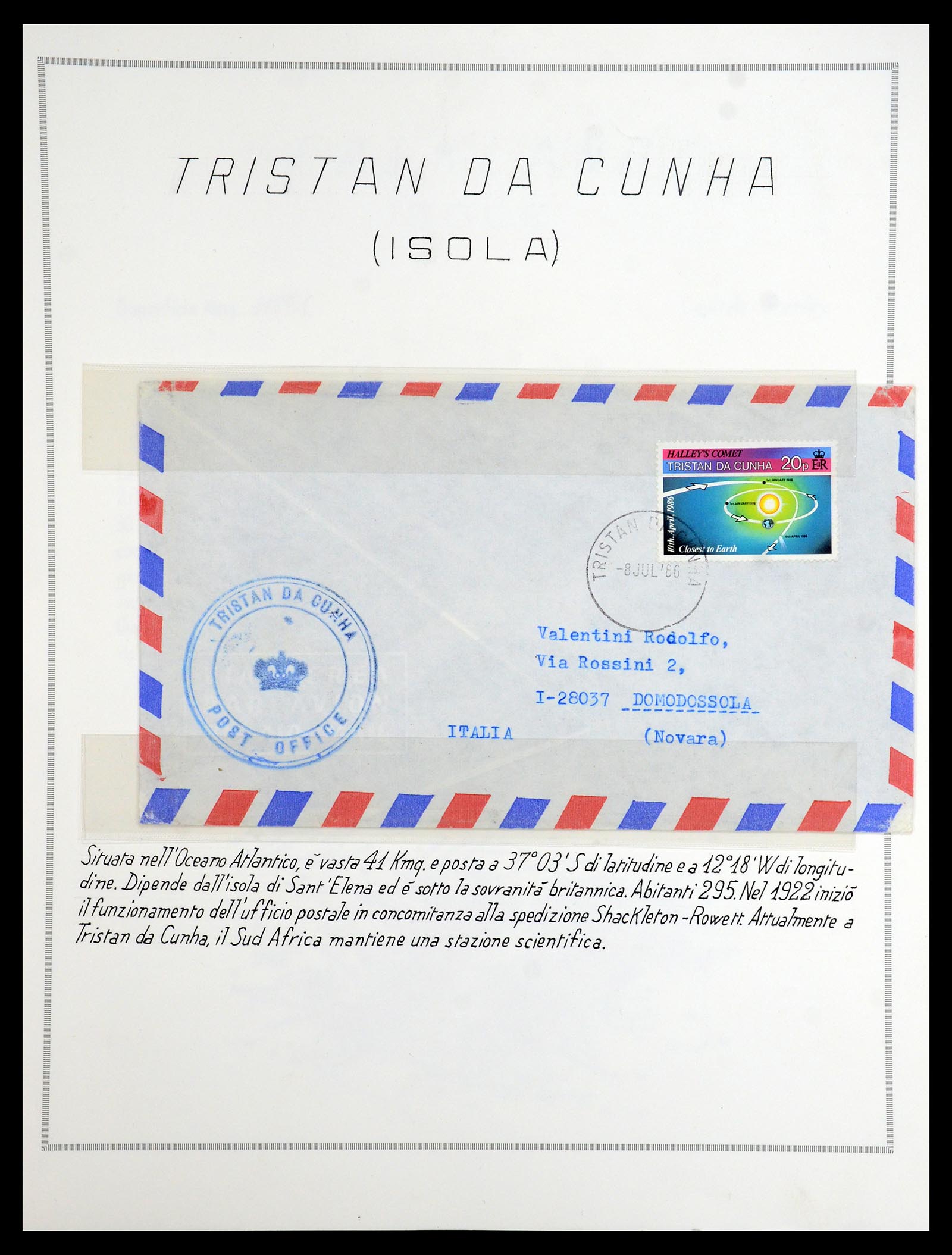 35333 001 - Postzegelverzameling 35333 Engelse gebieden brieven.