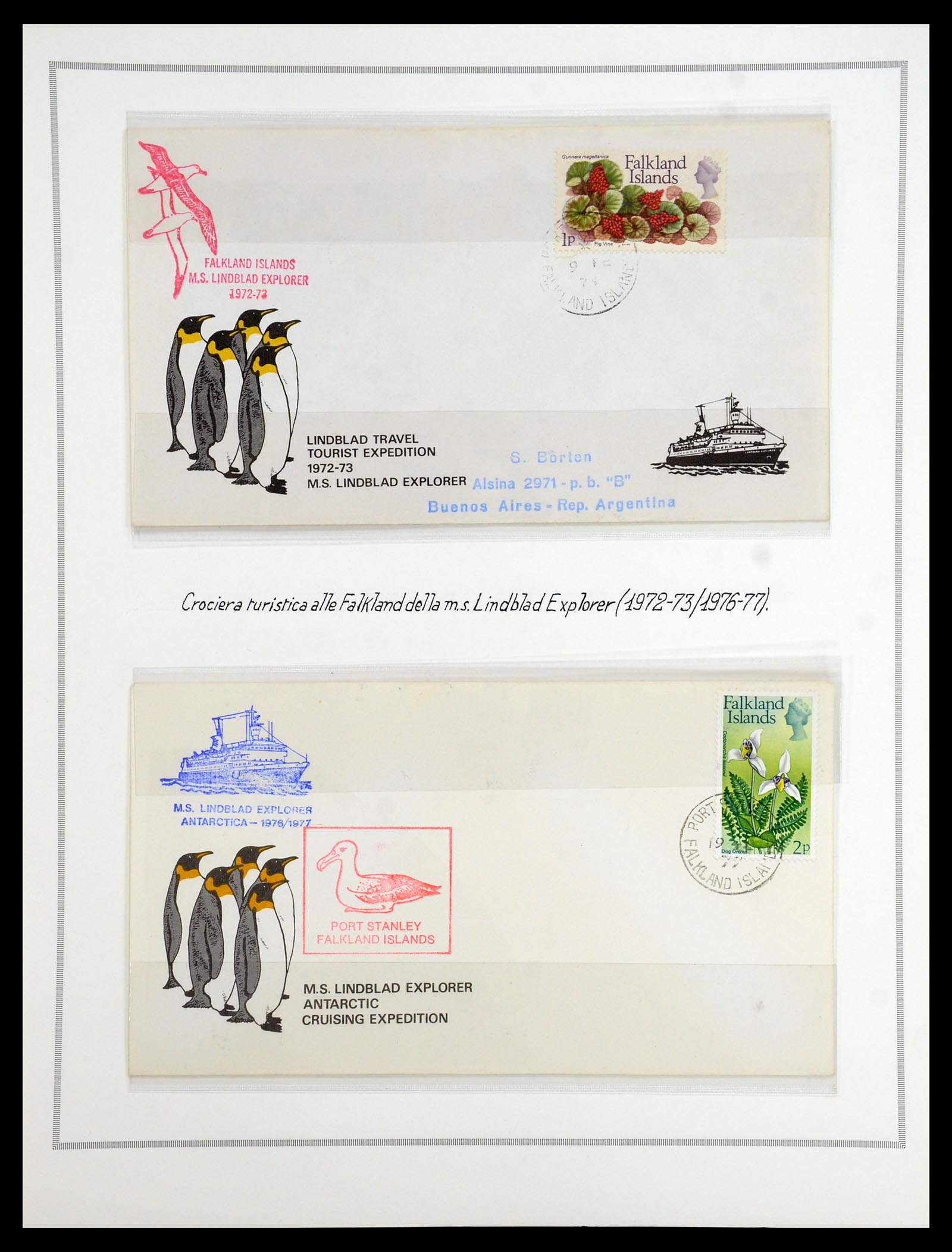 35333 003 - Postzegelverzameling 35333 Engelse gebieden brieven.