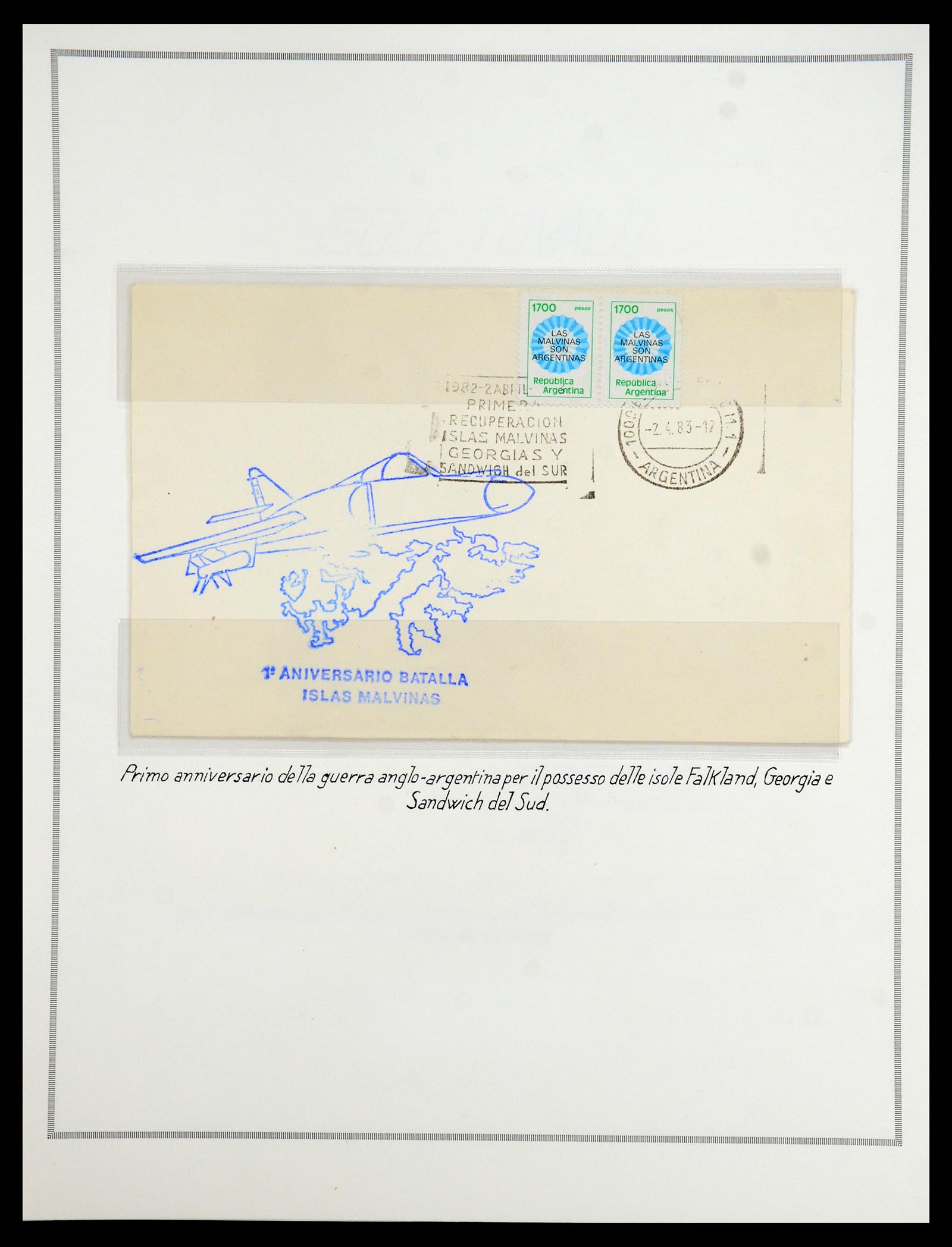 35333 012 - Postzegelverzameling 35333 Engelse gebieden brieven.