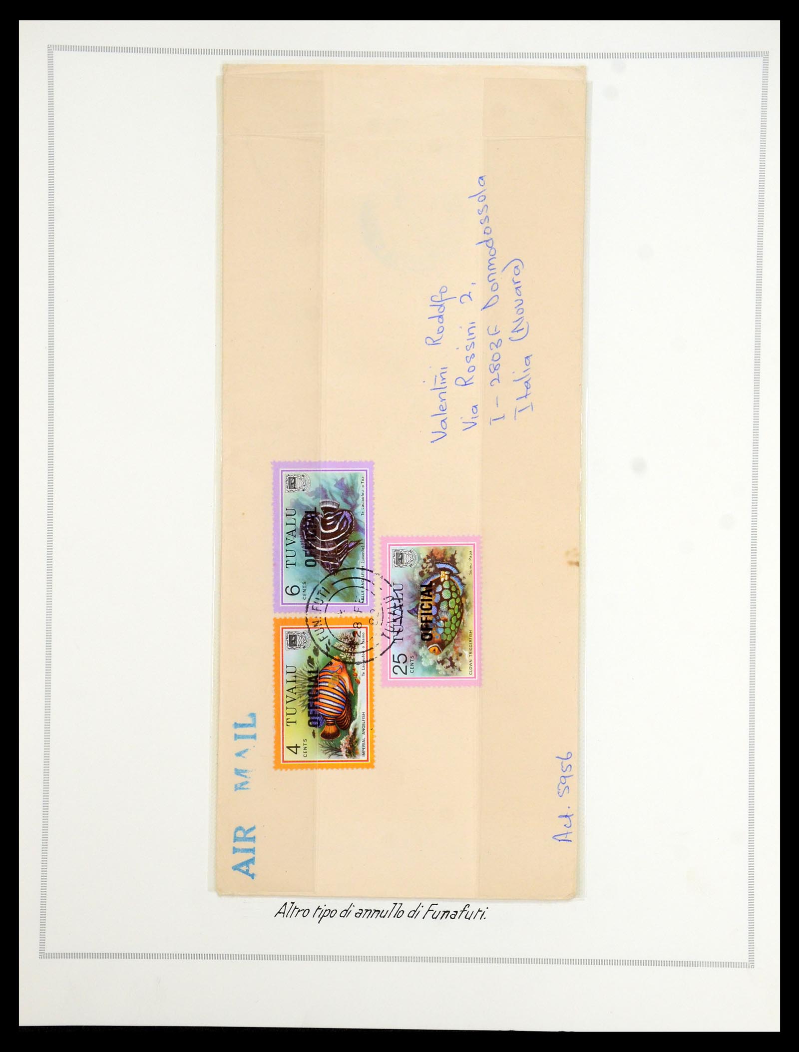 35333 014 - Postzegelverzameling 35333 Engelse gebieden brieven.