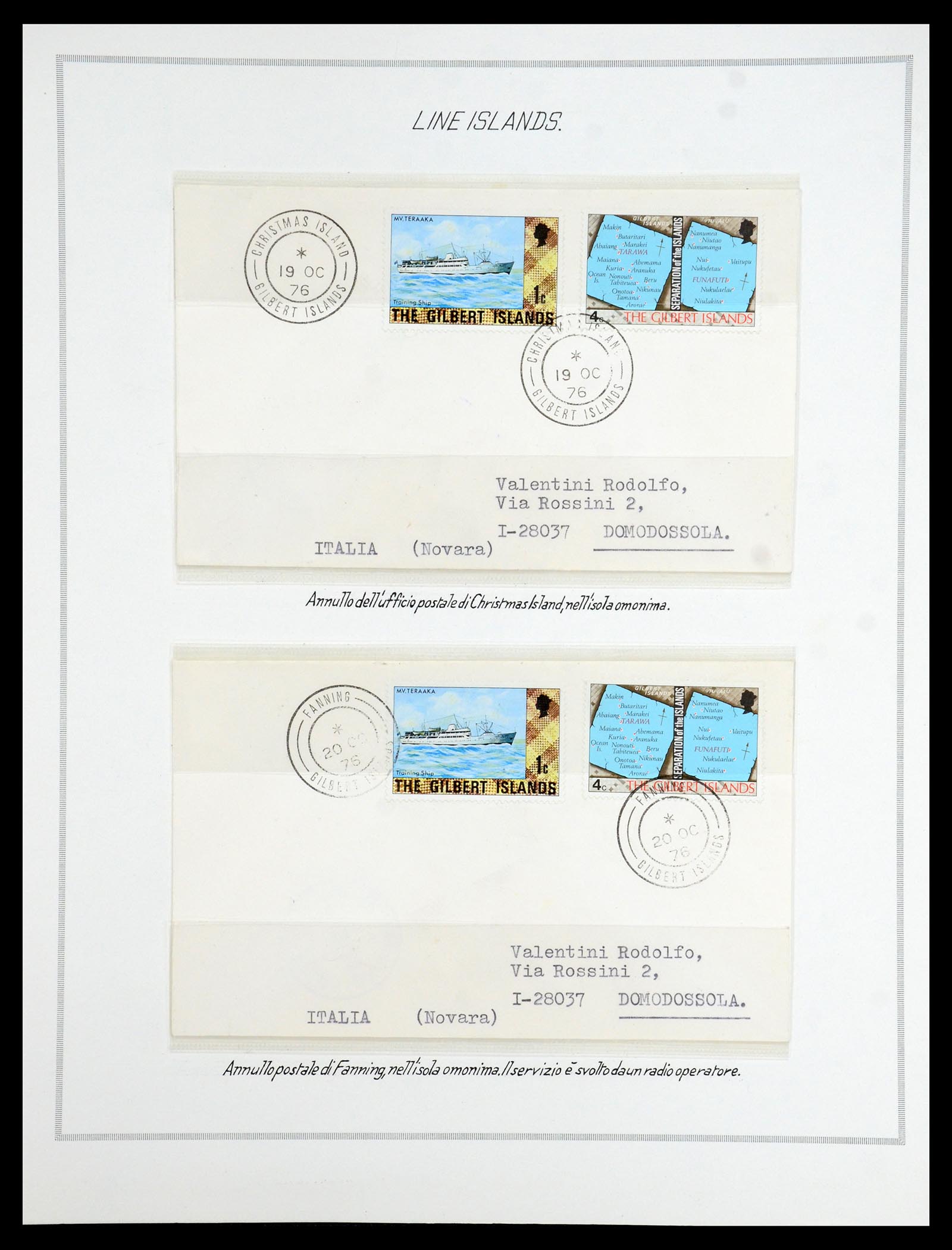 35333 018 - Postzegelverzameling 35333 Engelse gebieden brieven.