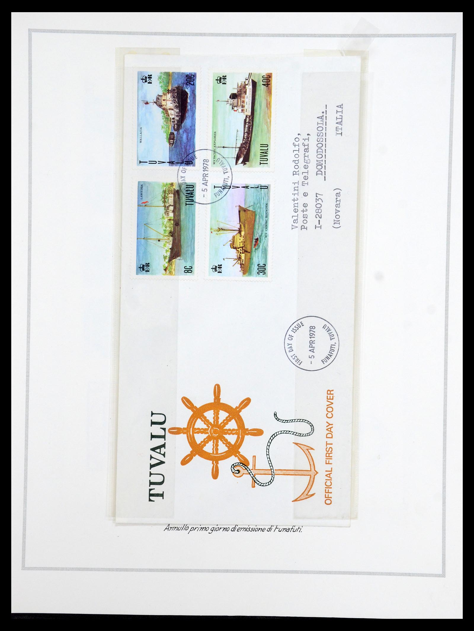 35333 025 - Postzegelverzameling 35333 Engelse gebieden brieven.