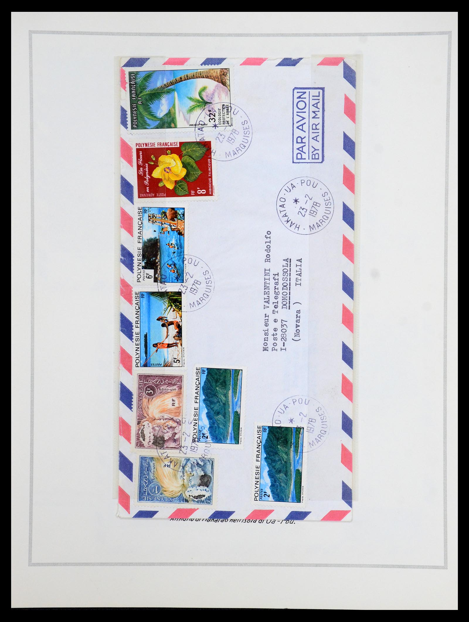 35333 027 - Postzegelverzameling 35333 Engelse gebieden brieven.