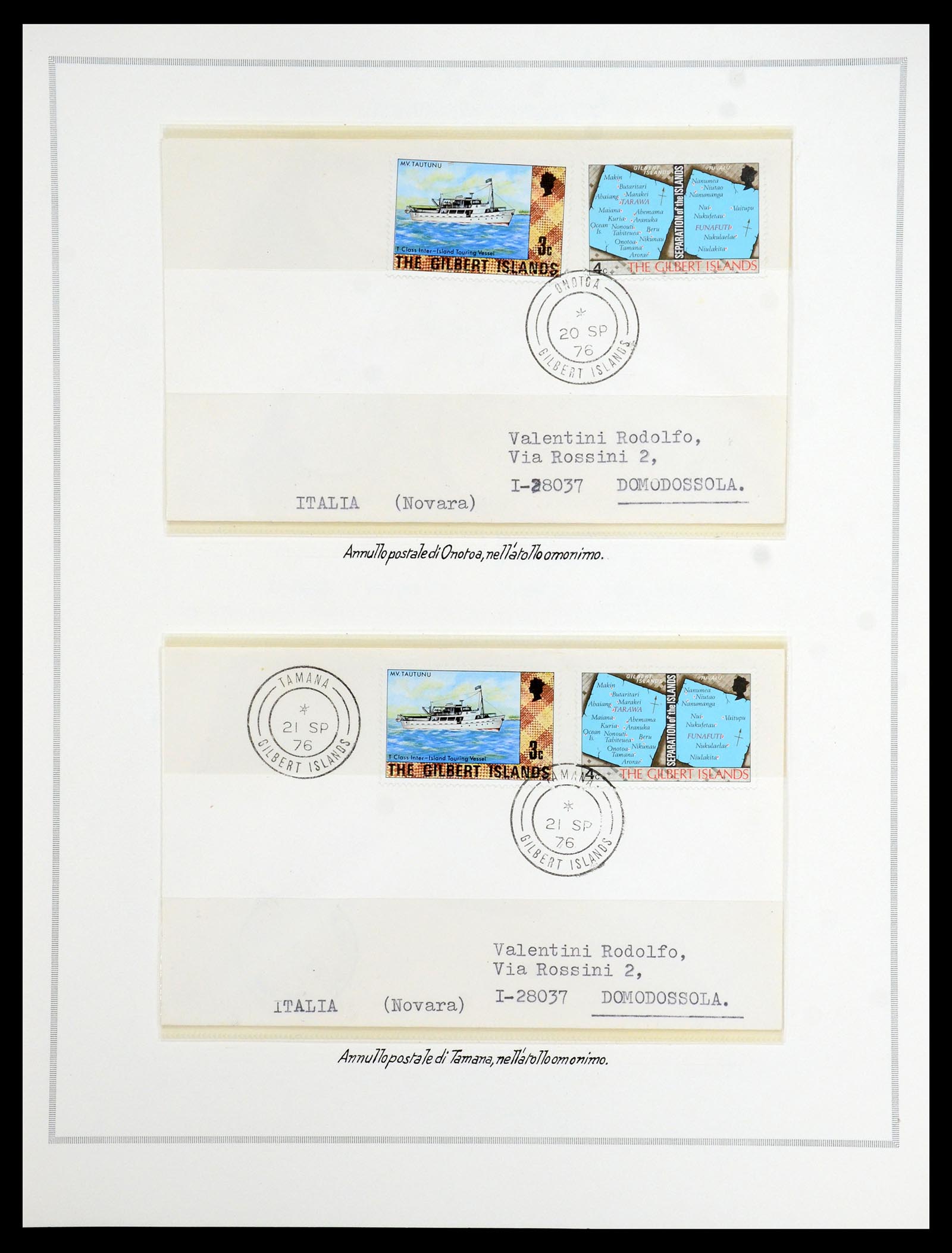 35333 034 - Postzegelverzameling 35333 Engelse gebieden brieven.