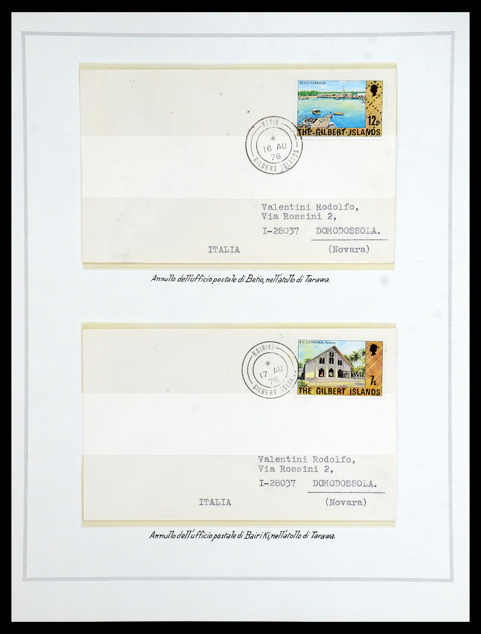 35333 036 - Postzegelverzameling 35333 Engelse gebieden brieven.