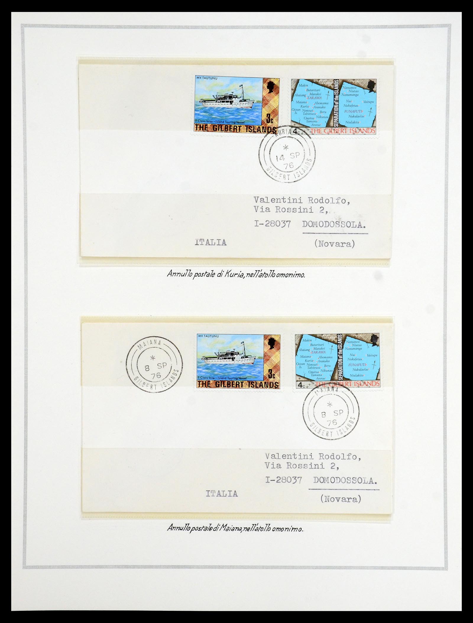 35333 037 - Postzegelverzameling 35333 Engelse gebieden brieven.