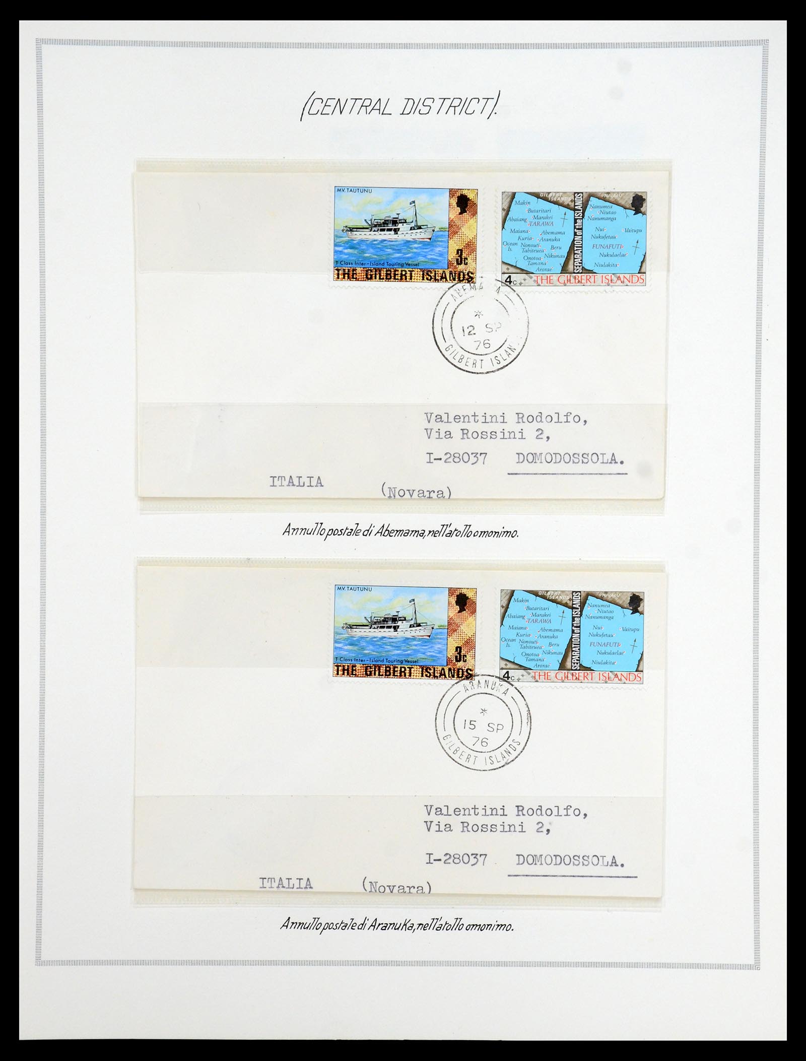 35333 039 - Postzegelverzameling 35333 Engelse gebieden brieven.