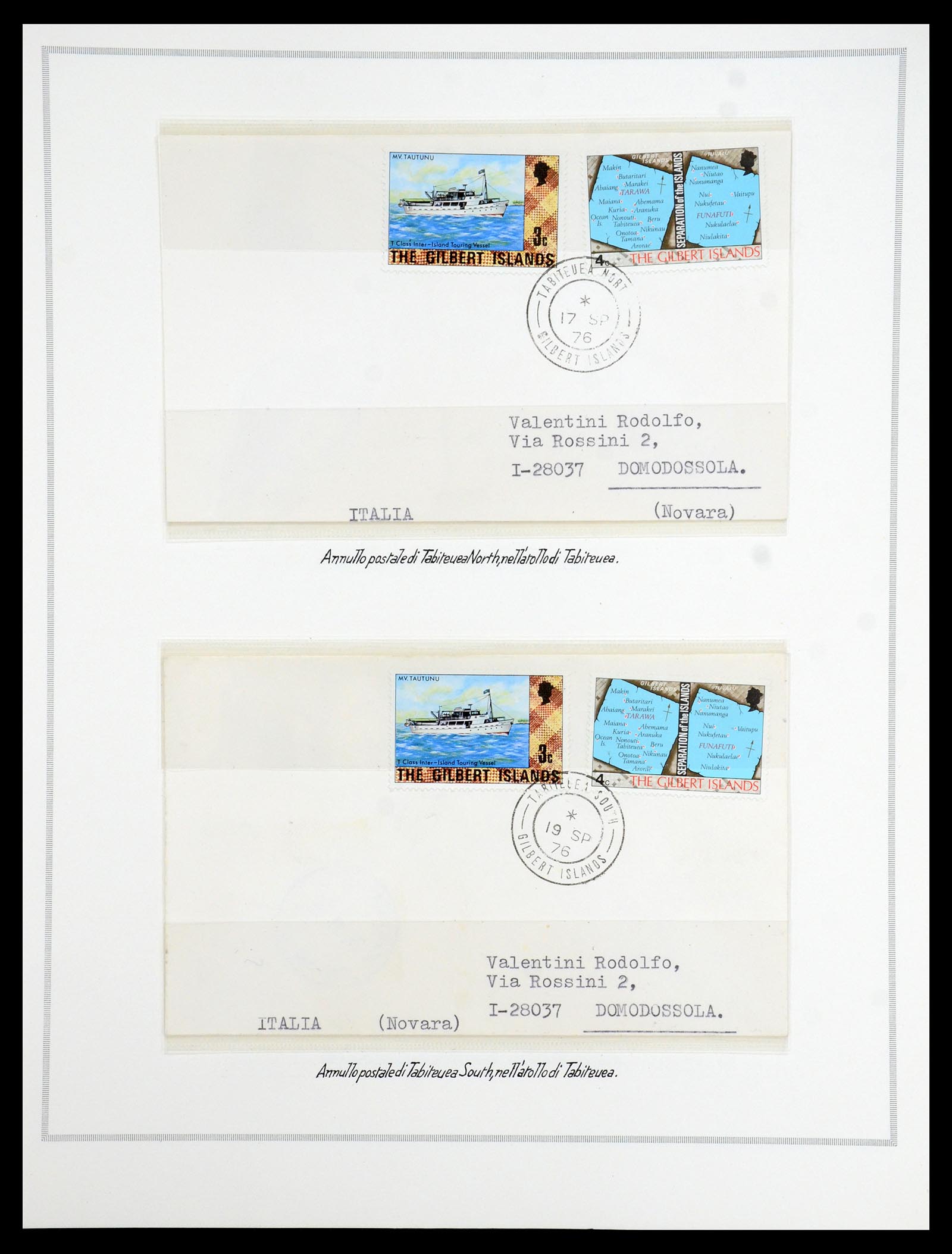 35333 040 - Postzegelverzameling 35333 Engelse gebieden brieven.