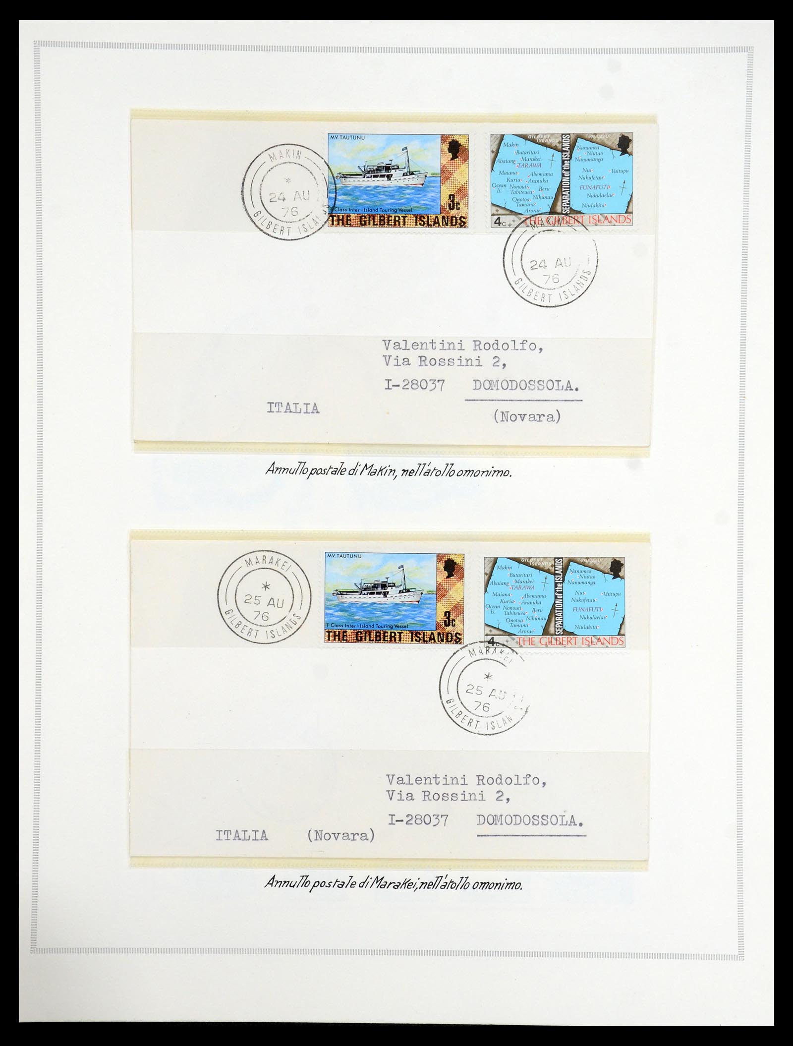 35333 041 - Postzegelverzameling 35333 Engelse gebieden brieven.