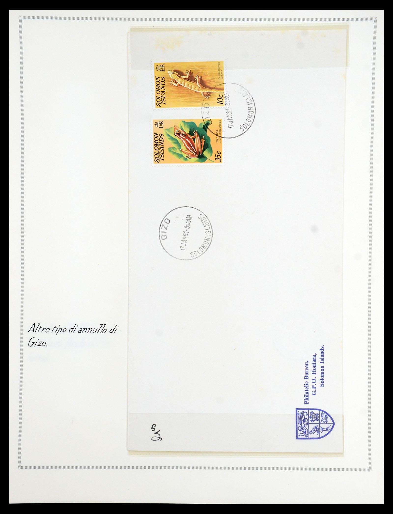 35333 045 - Postzegelverzameling 35333 Engelse gebieden brieven.