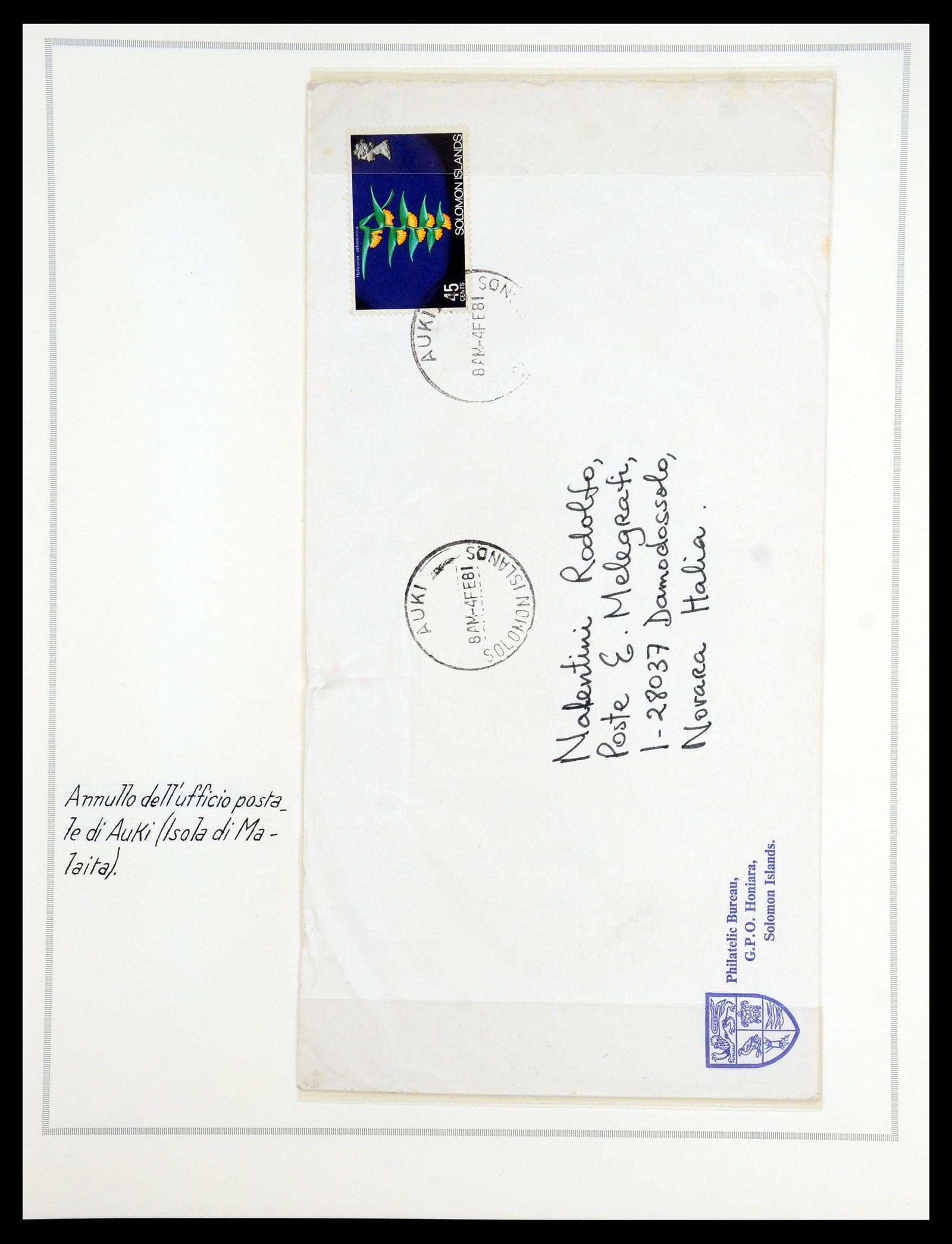 35333 046 - Postzegelverzameling 35333 Engelse gebieden brieven.