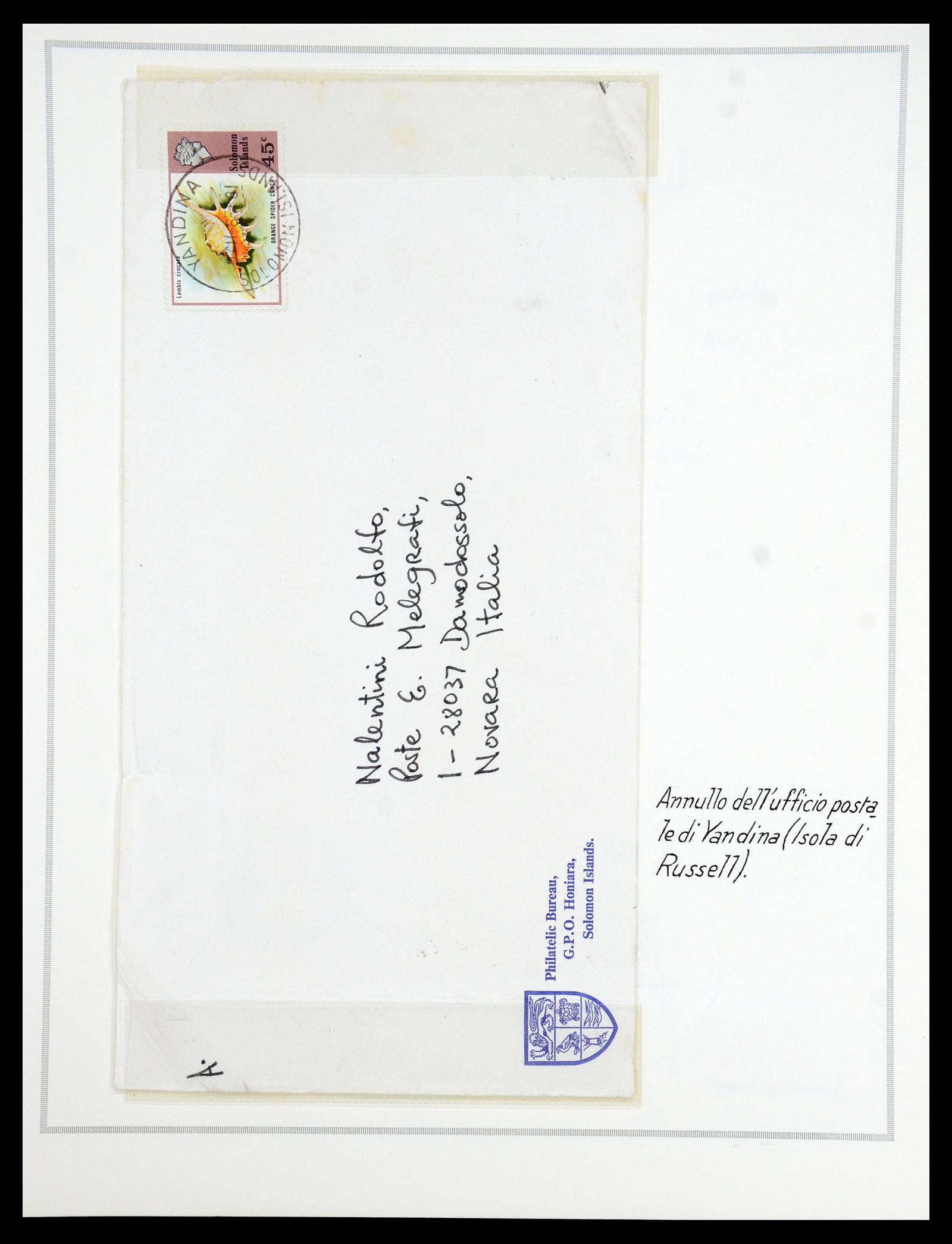 35333 048 - Postzegelverzameling 35333 Engelse gebieden brieven.