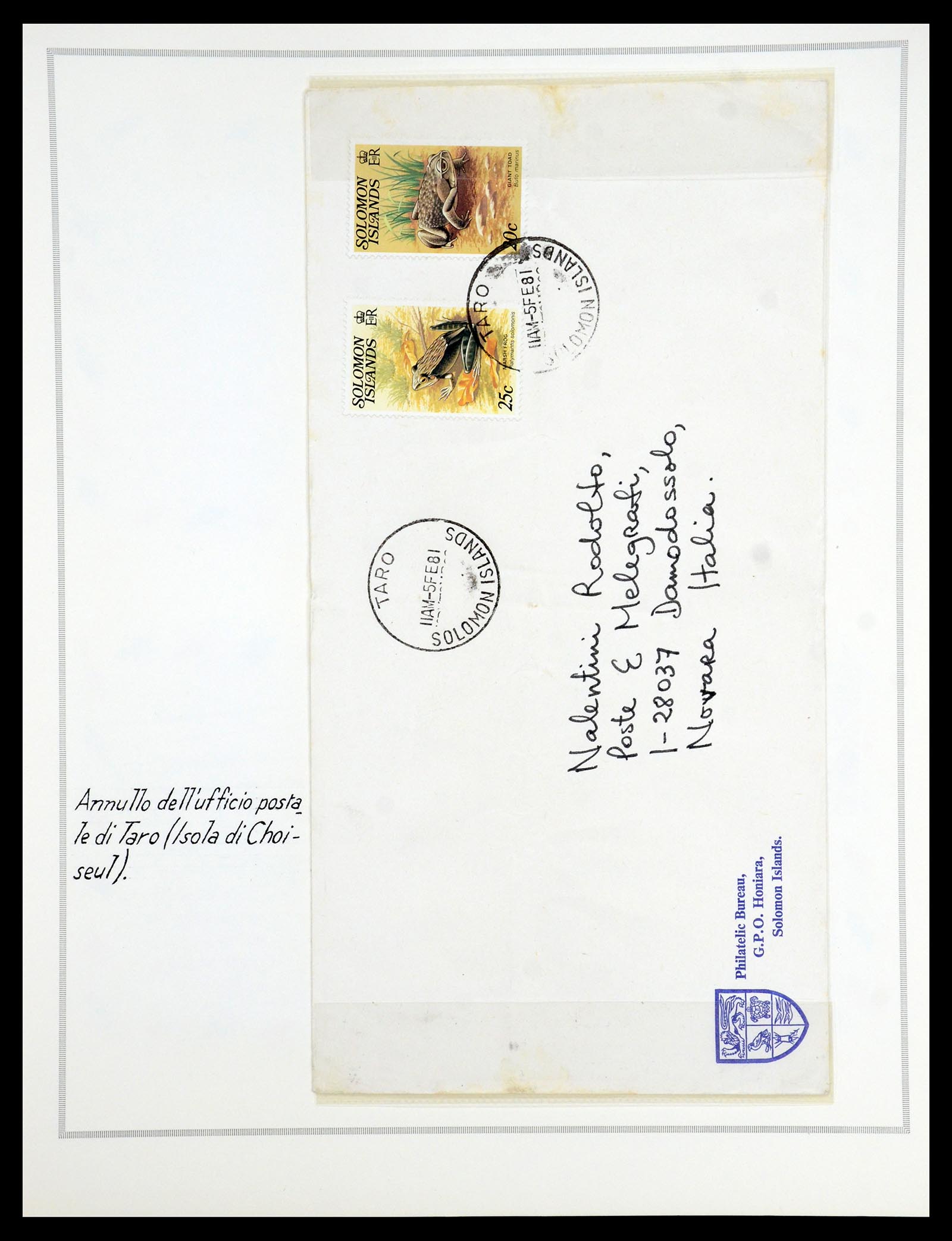 35333 050 - Postzegelverzameling 35333 Engelse gebieden brieven.