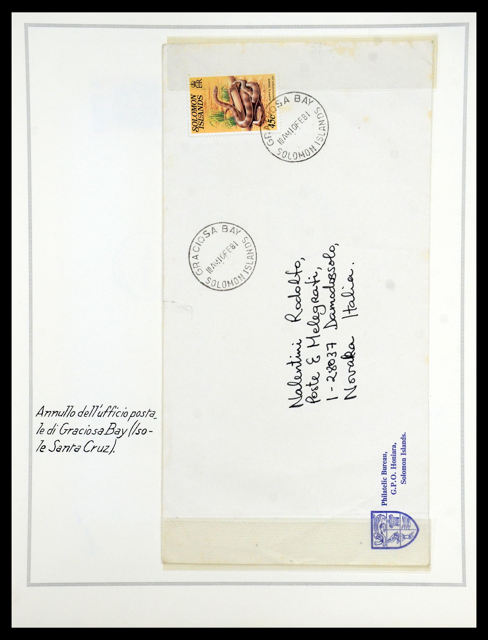 35333 053 - Postzegelverzameling 35333 Engelse gebieden brieven.